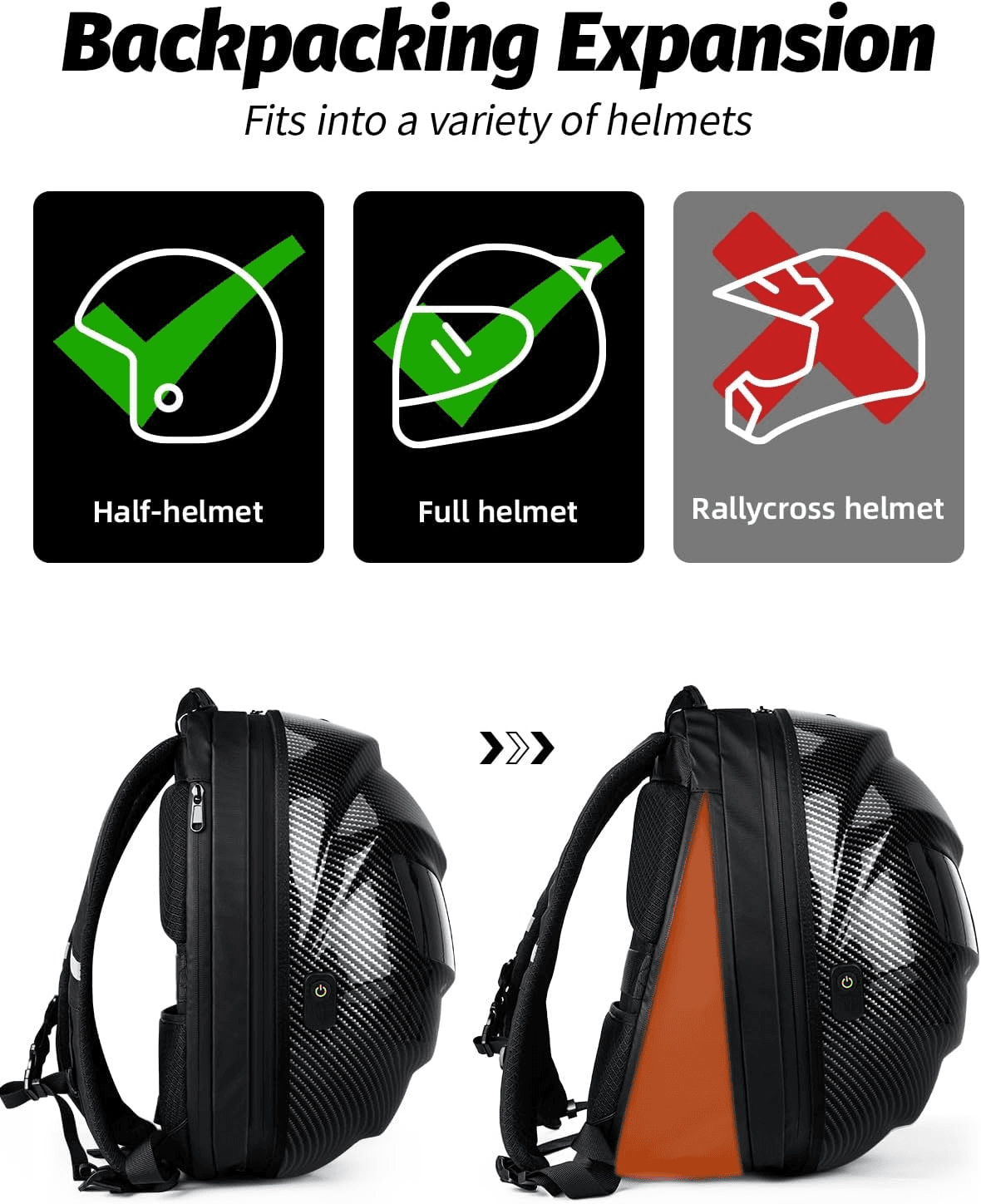Black LED Backpack Thumbnail 7