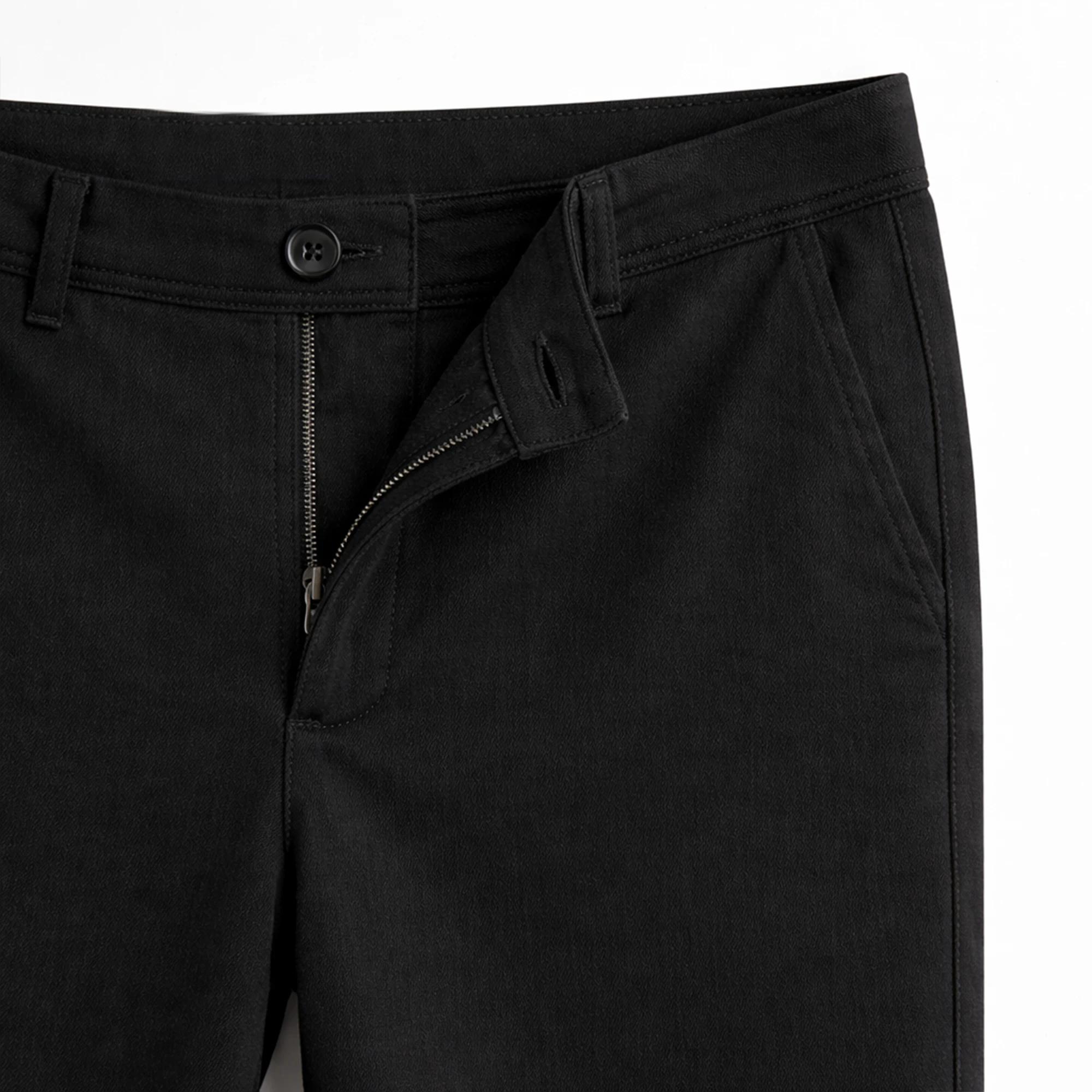 Men’s Slim-Straight Stretch Cotton Chino Trousers Thumbnail 2