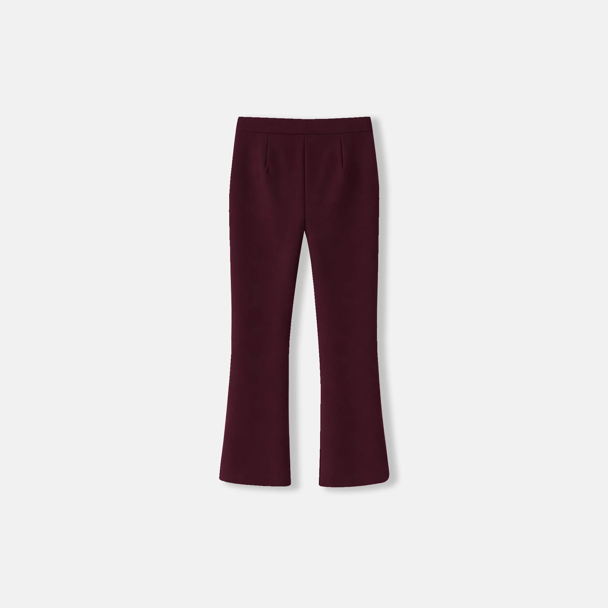 Girls' Straight Leg Stretch Dress Pants - Multiple Colors media preview 3