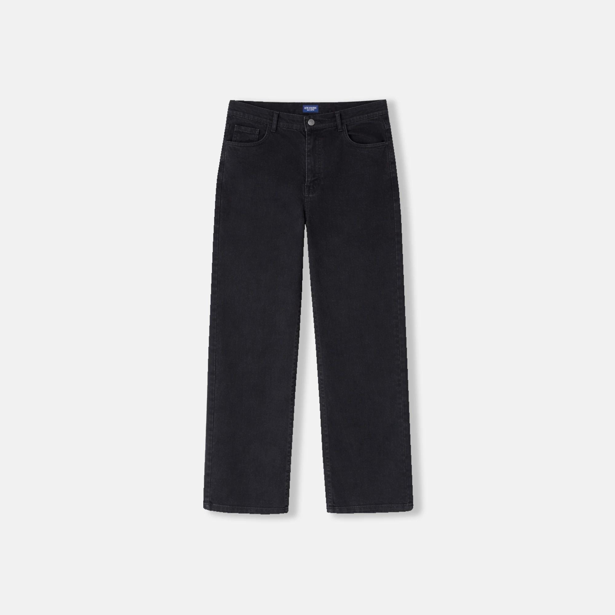 Women's High-Rise Straight Leg Jeans - Black alternative product image