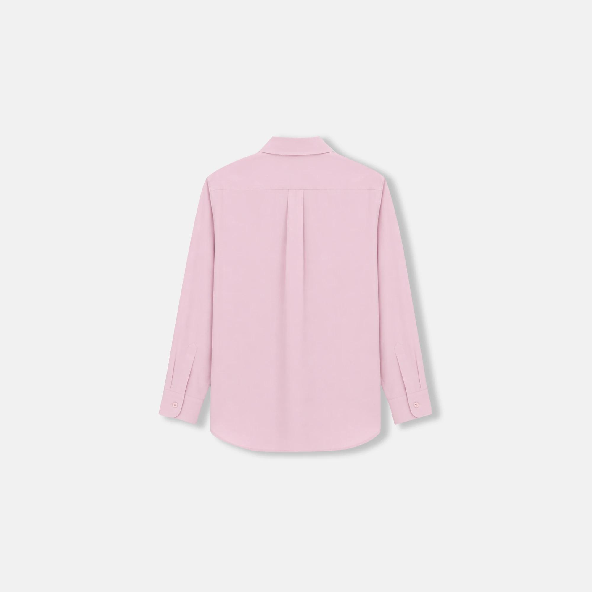 Women's long-sleeved button-front shirt - soft blend media preview 3