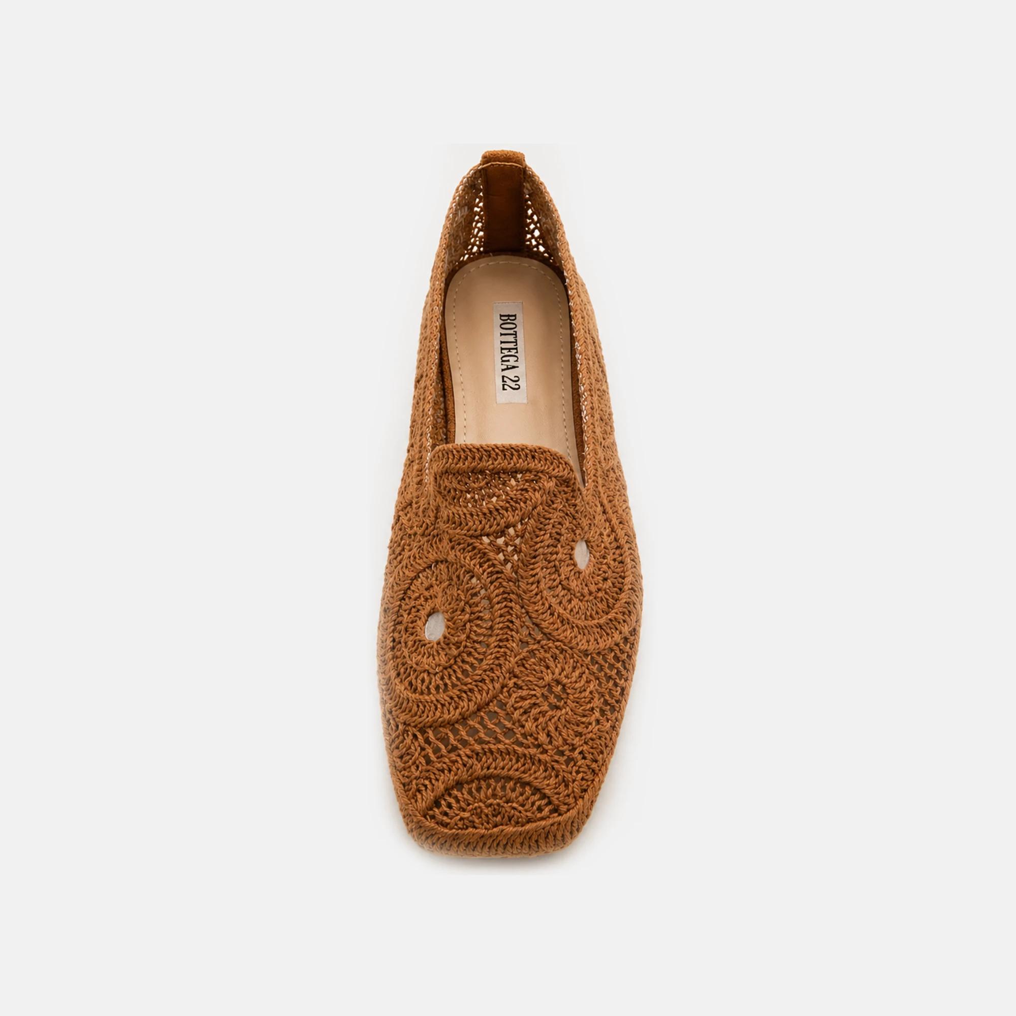 INTRICATE CROCHET SQUARE-TOE LOAFERS media preview 2