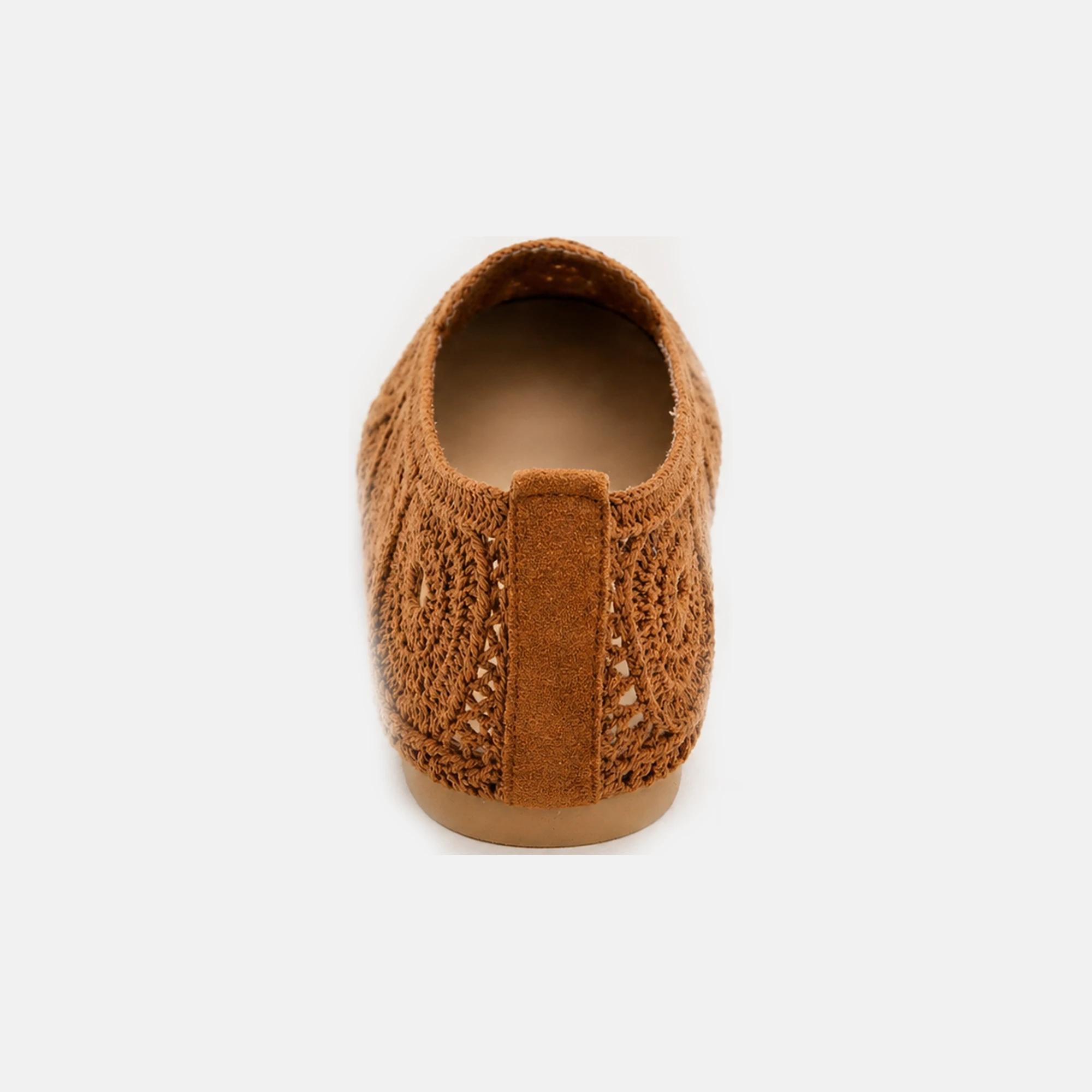 INTRICATE CROCHET SQUARE-TOE LOAFERS media preview 4