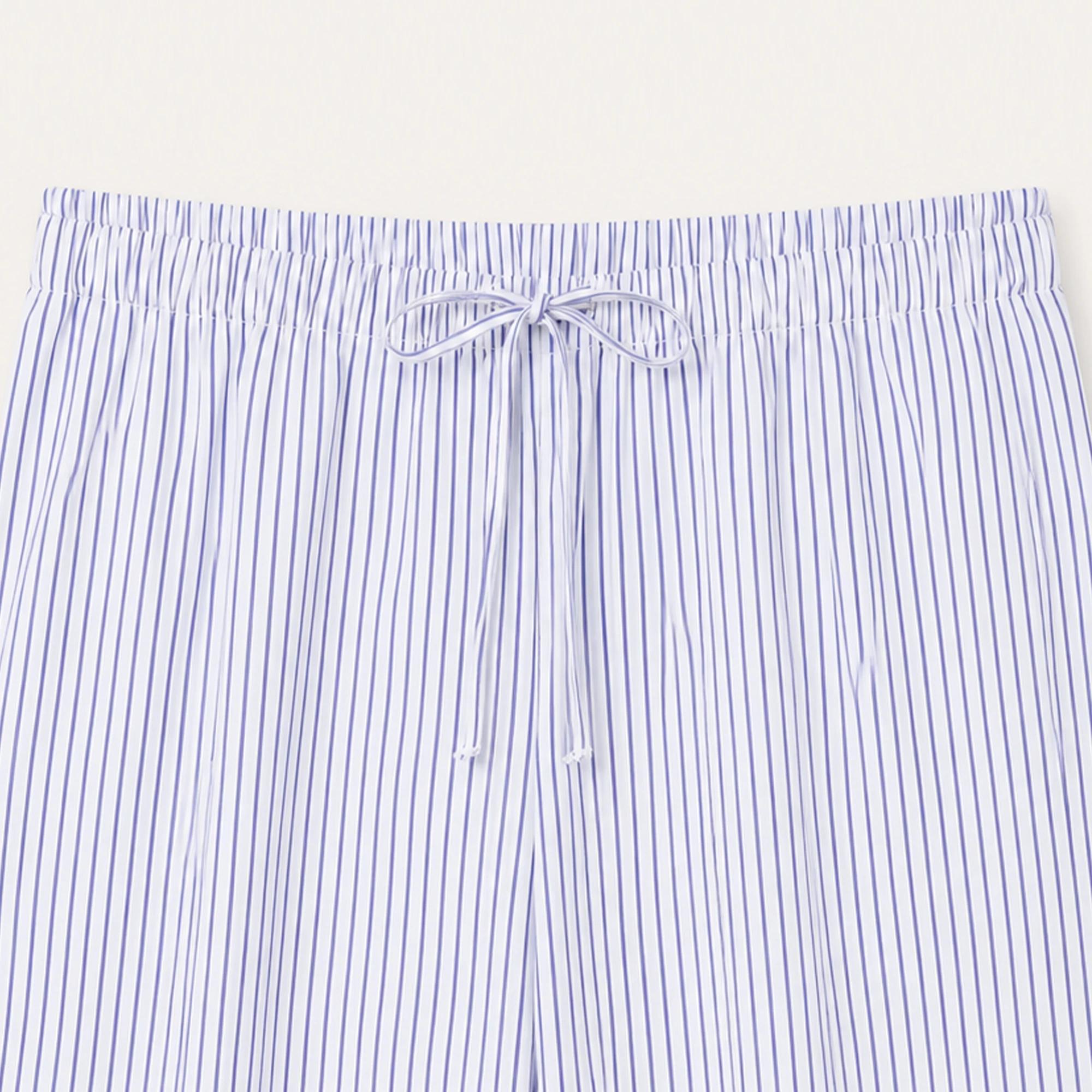 Women's Pinstripe Wide-Leg Blend Pants Thumbnail 3