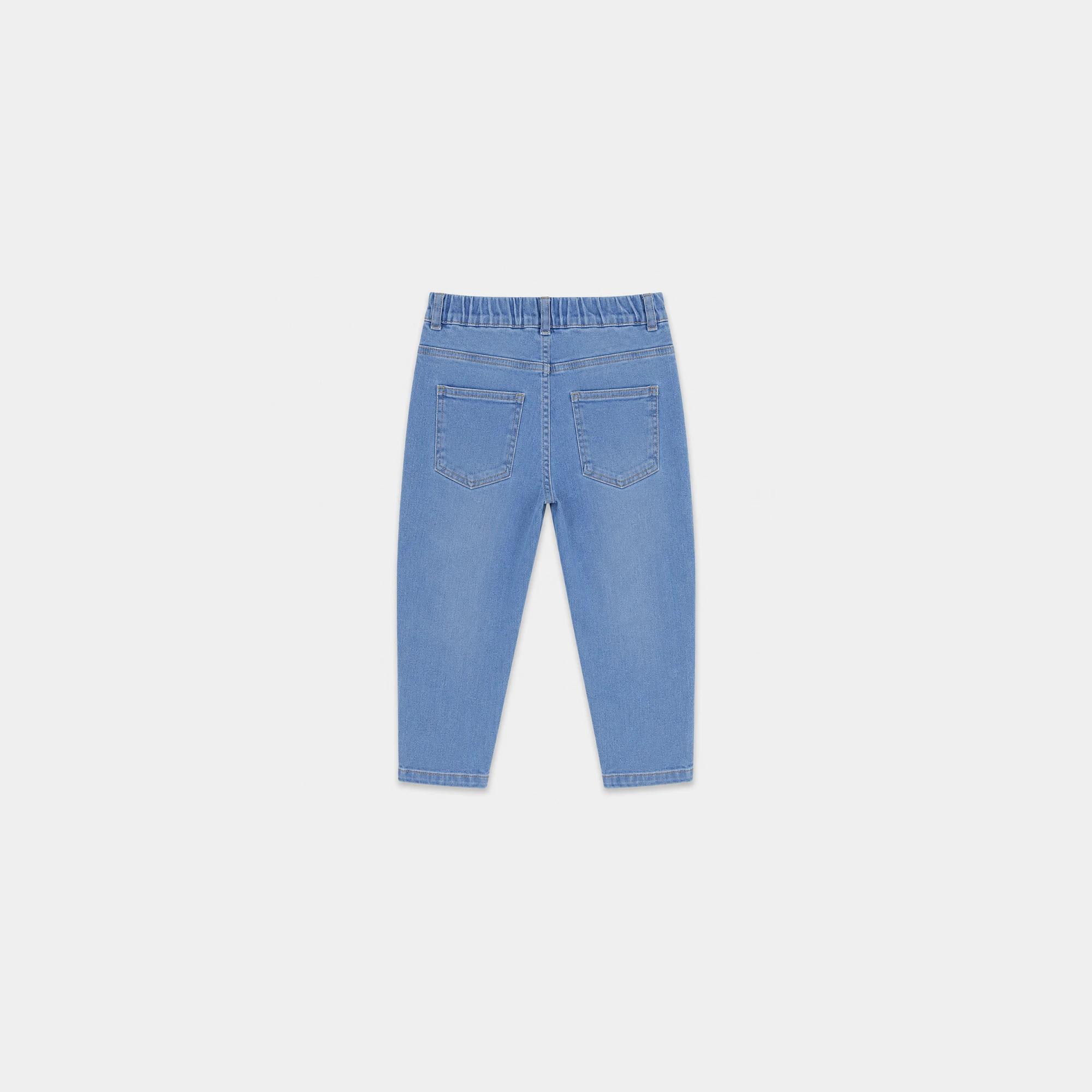 Boys Elastic Waist Stretch Denim Jeans media preview 3
