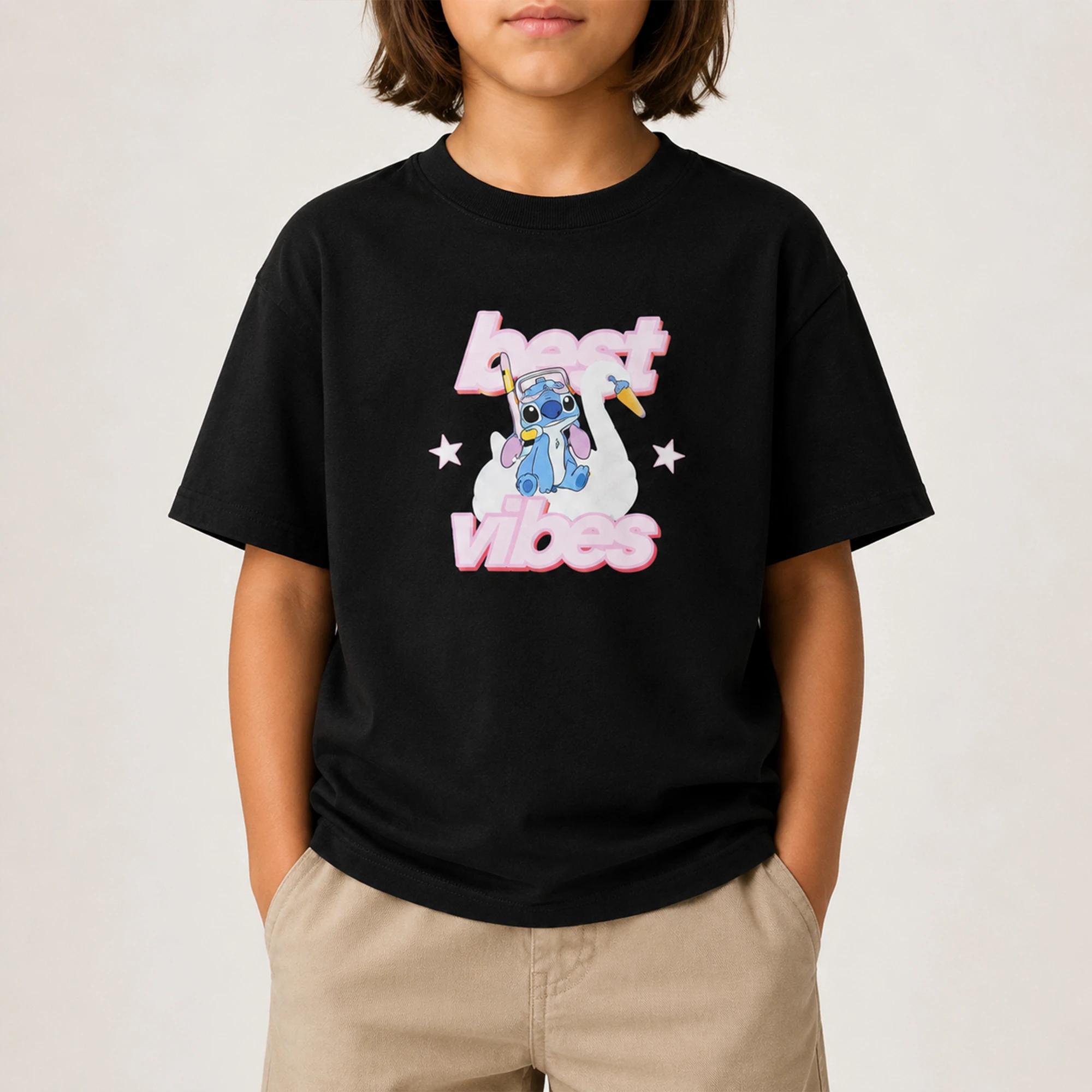 Girls' cropped t-shirt with print alternative product image