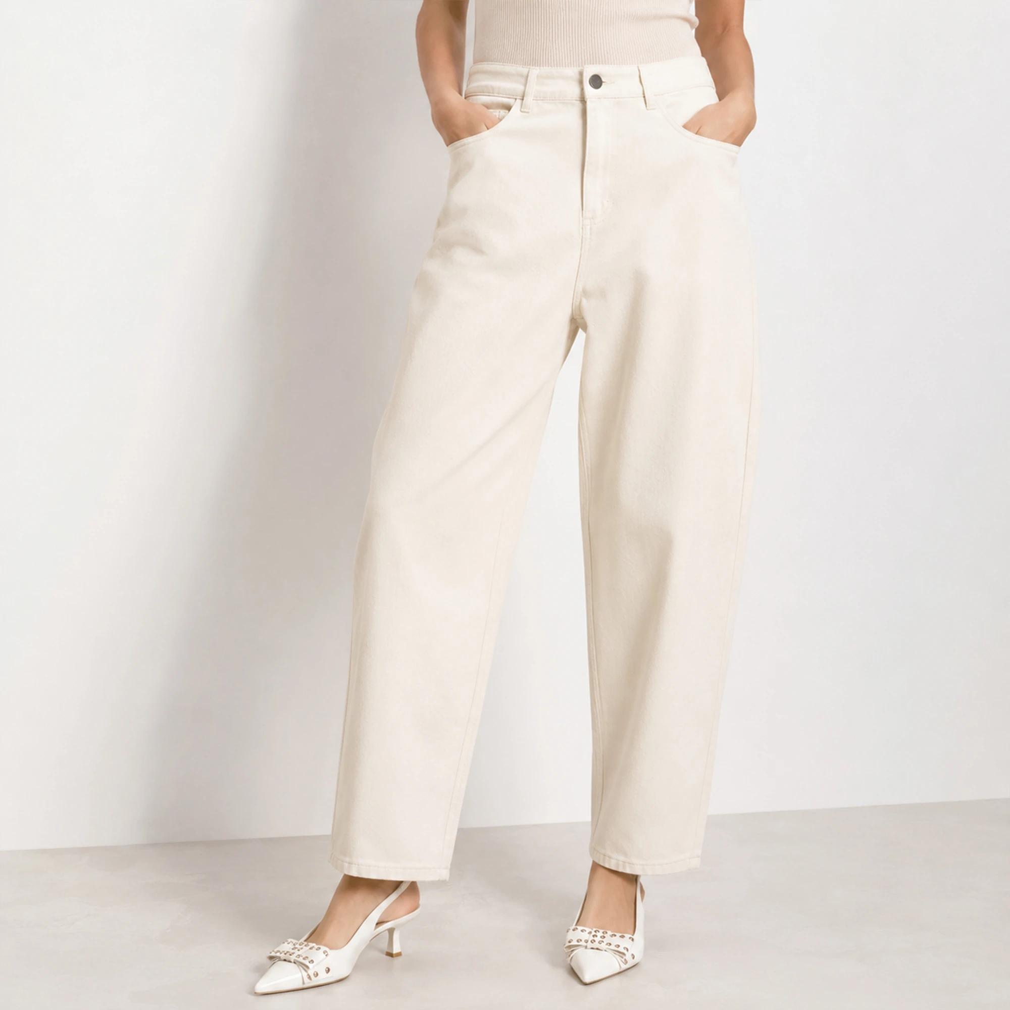 Women's high-waisted trousers Thumbnail 1
