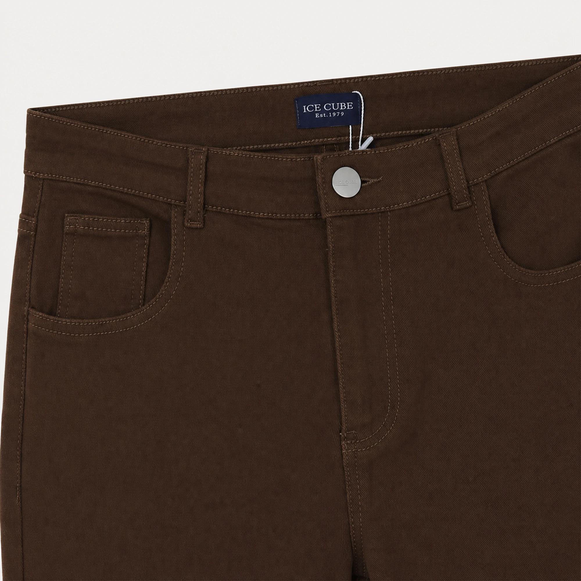MEN'S COTTON CHINO PANTS - REGULAR FIT - STRETCH CASUAL TROUSERS Thumbnail 3