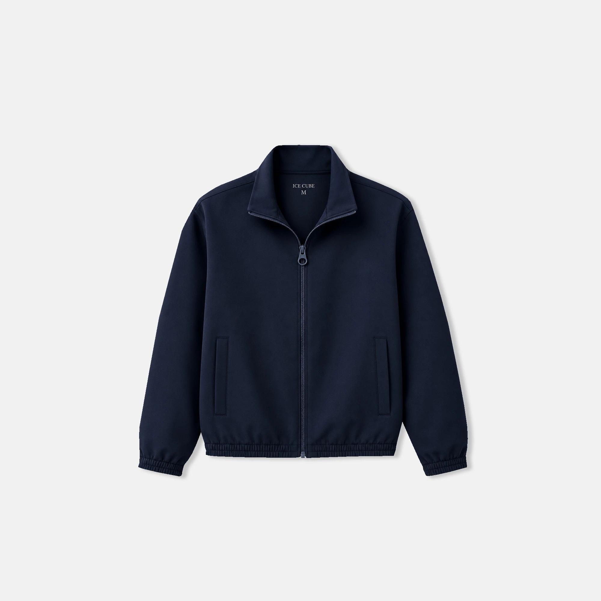 MEN'S PREMIUM FULL-ZIP MOCK NECK JACKET media preview 2