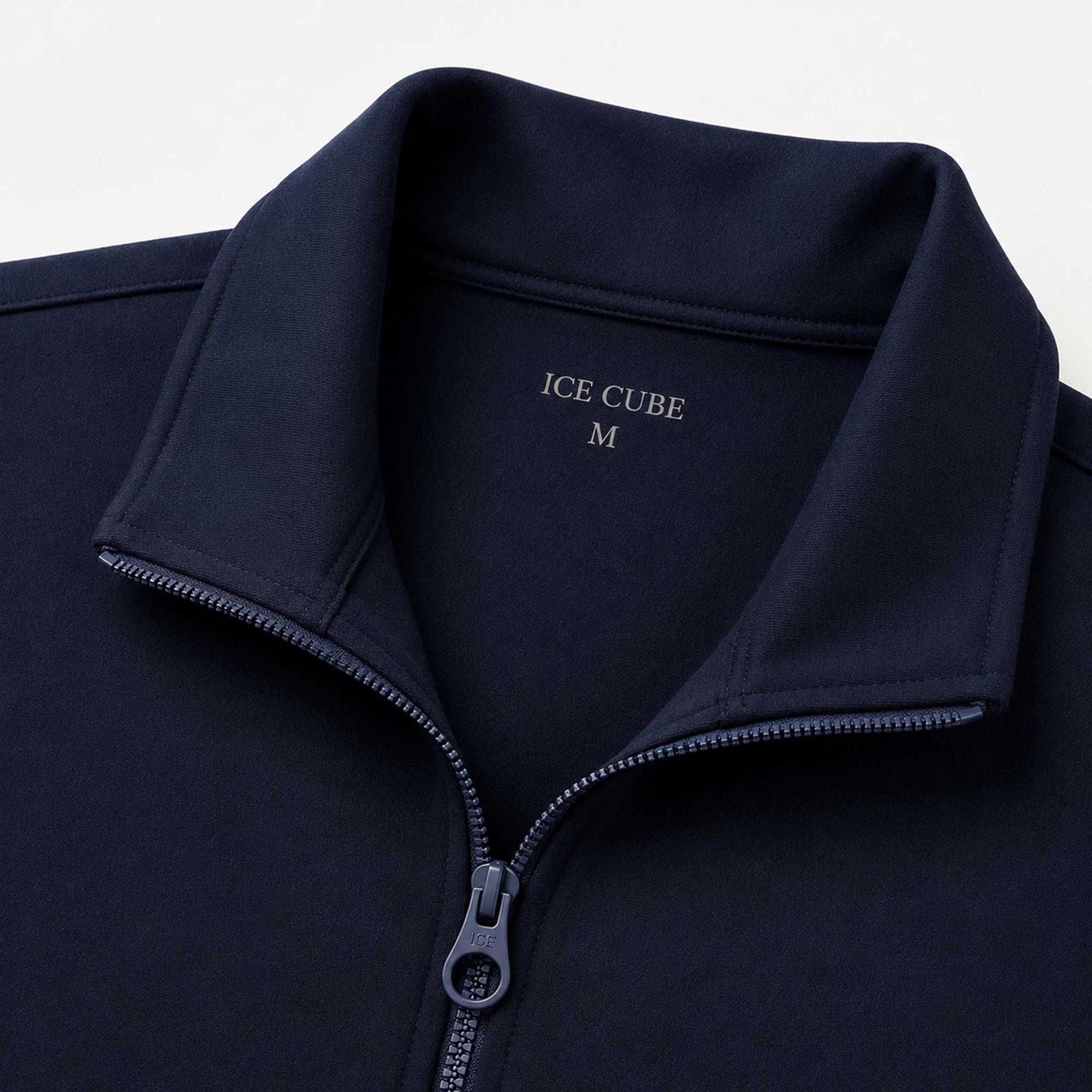 MEN'S PREMIUM FULL-ZIP MOCK NECK JACKET media preview 3