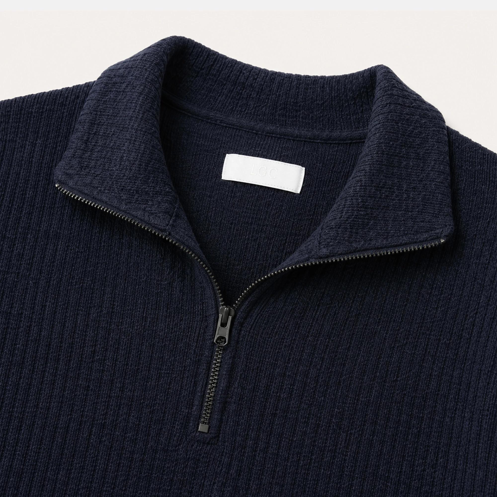 MEN'S TEXTURED QUARTER-ZIP SWEATSHIRT Thumbnail 3