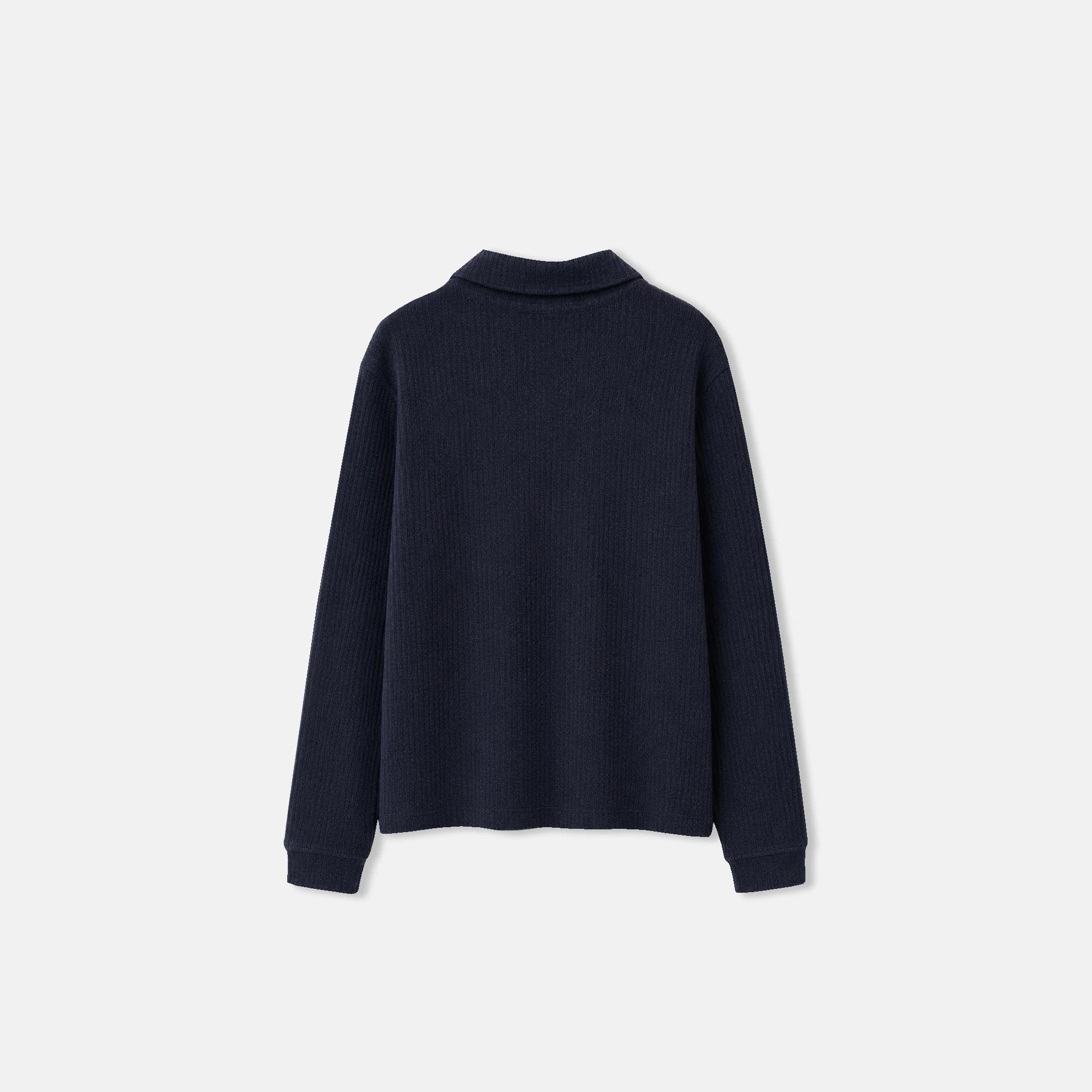 MEN'S TEXTURED QUARTER-ZIP SWEATSHIRT media preview 4