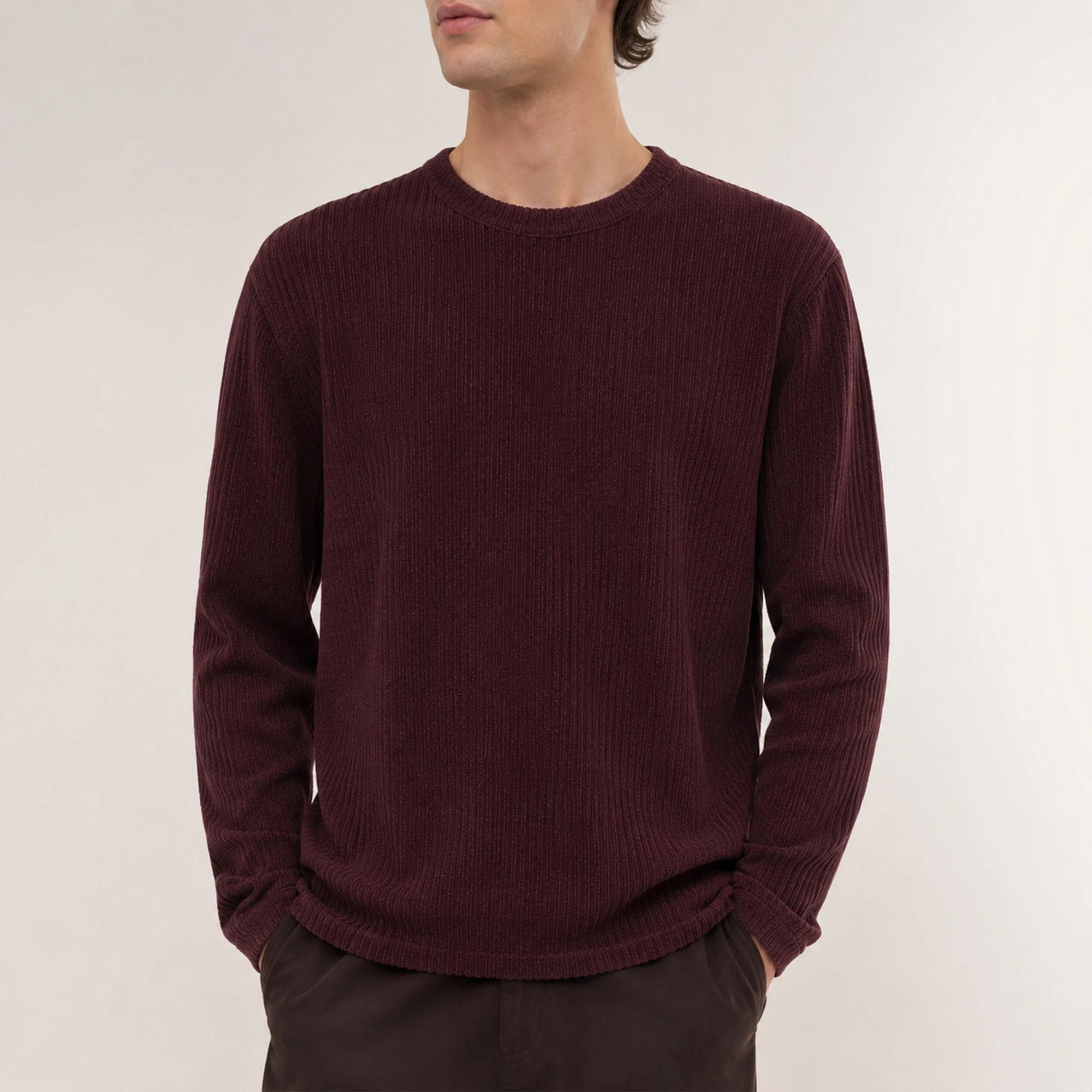 MEN'S TEXTURED CREWNECK SWEATSHIRT Thumbnail 1
