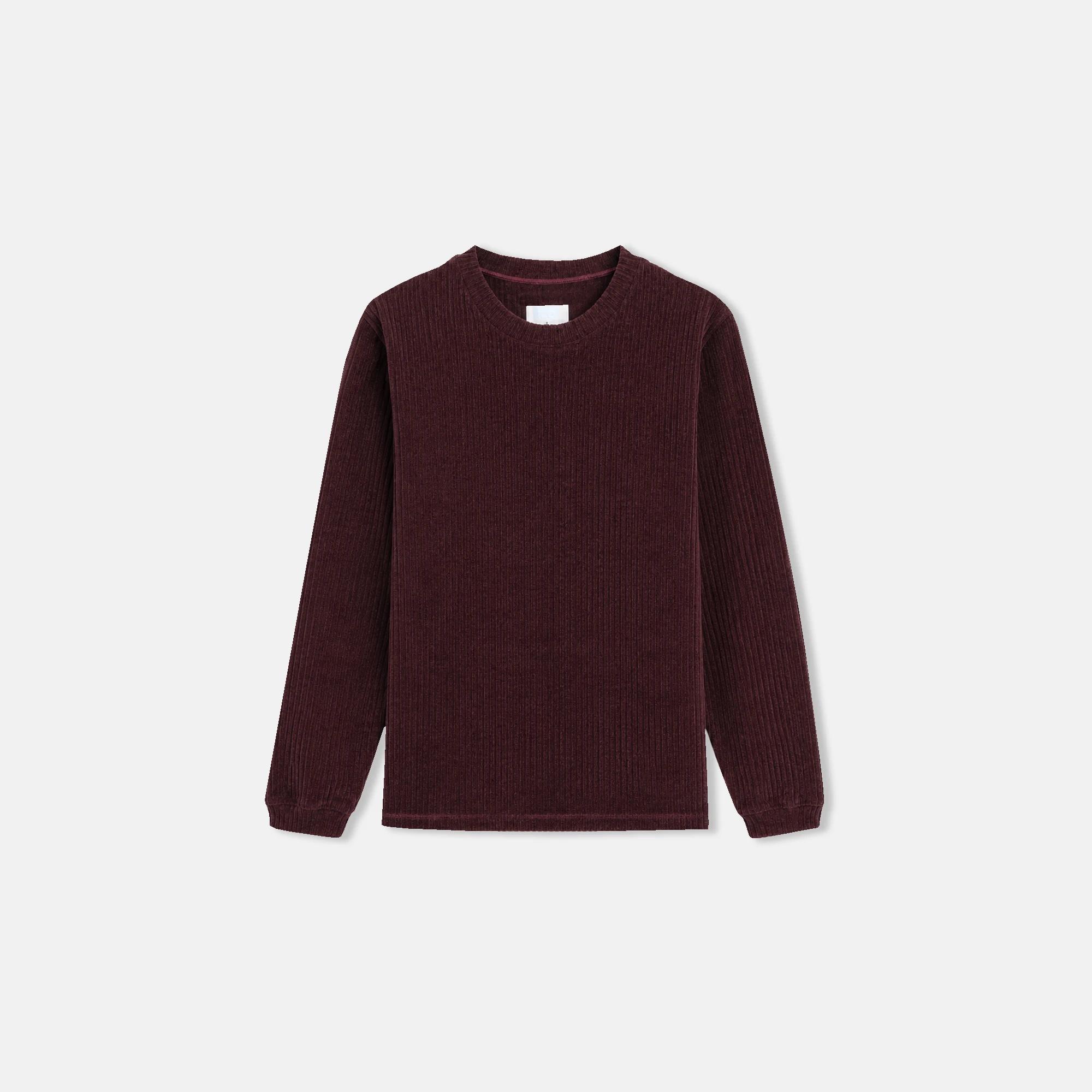 MEN'S TEXTURED CREWNECK SWEATSHIRT media preview 2