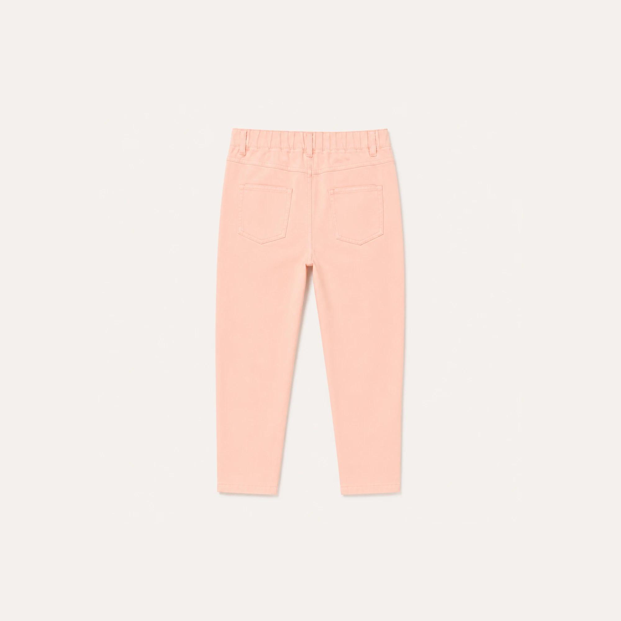 Girls' Casual Cotton Twill Slim-Straight Pants Thumbnail 4