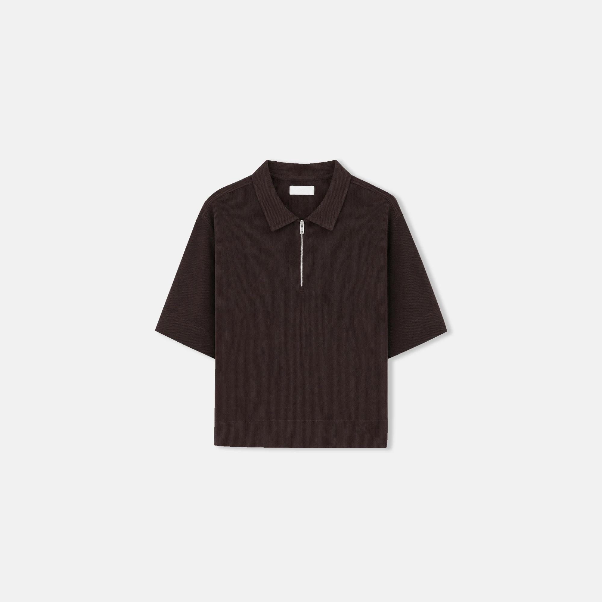 BOY'S SHORT SLEEVE QUARTER-ZIP POLO SWEATSHIRT Thumbnail 2