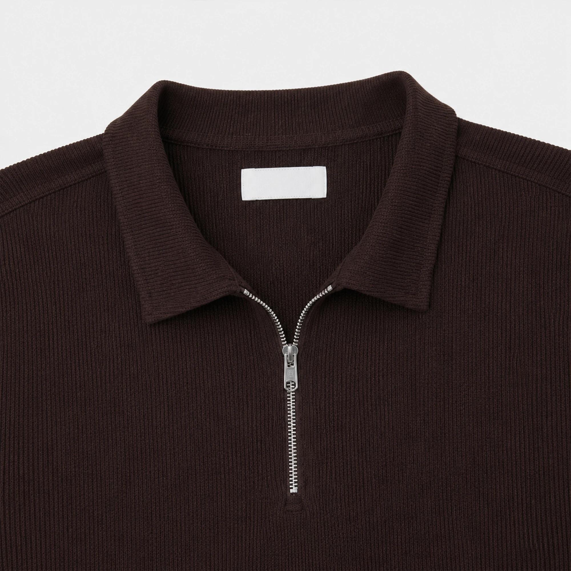BOY'S SHORT SLEEVE QUARTER-ZIP POLO SWEATSHIRT Thumbnail 3