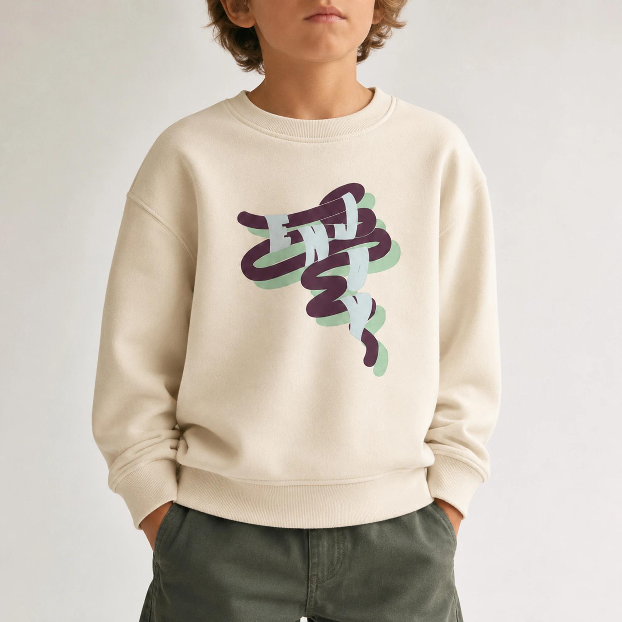 BOY'S GRAPHIC CREWNECK SWEATSHIRT Thumbnail 1