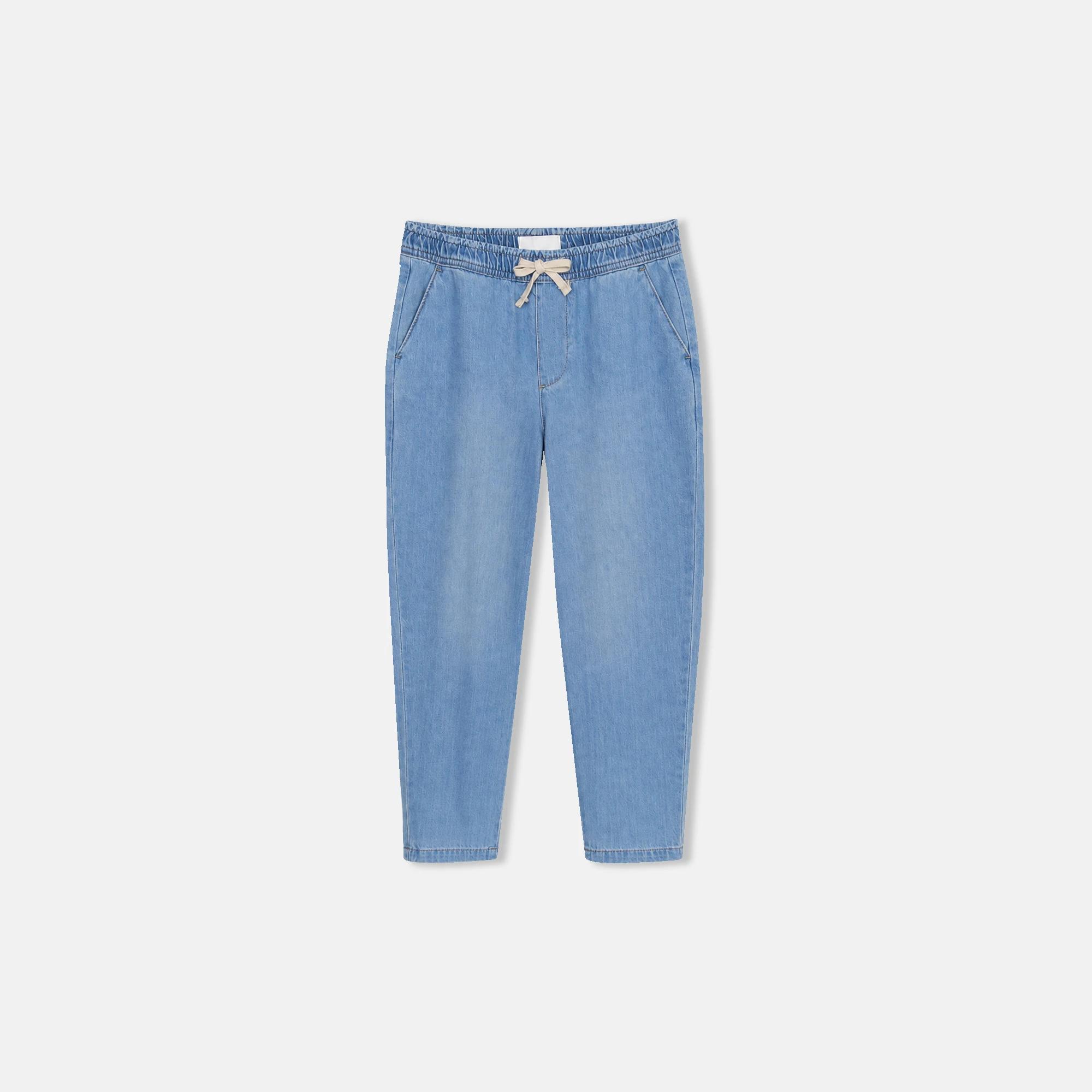 BOY'S ELASTIC WAIST DENIM PANTS Thumbnail 2