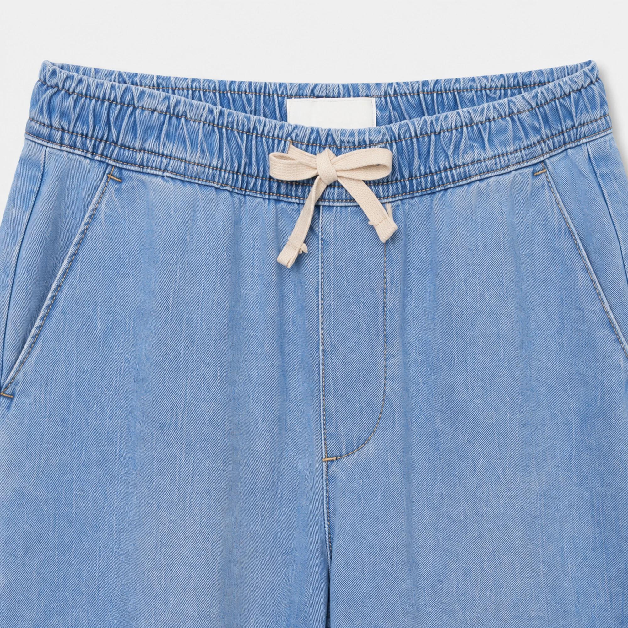 BOY'S ELASTIC WAIST DENIM PANTS Thumbnail 3