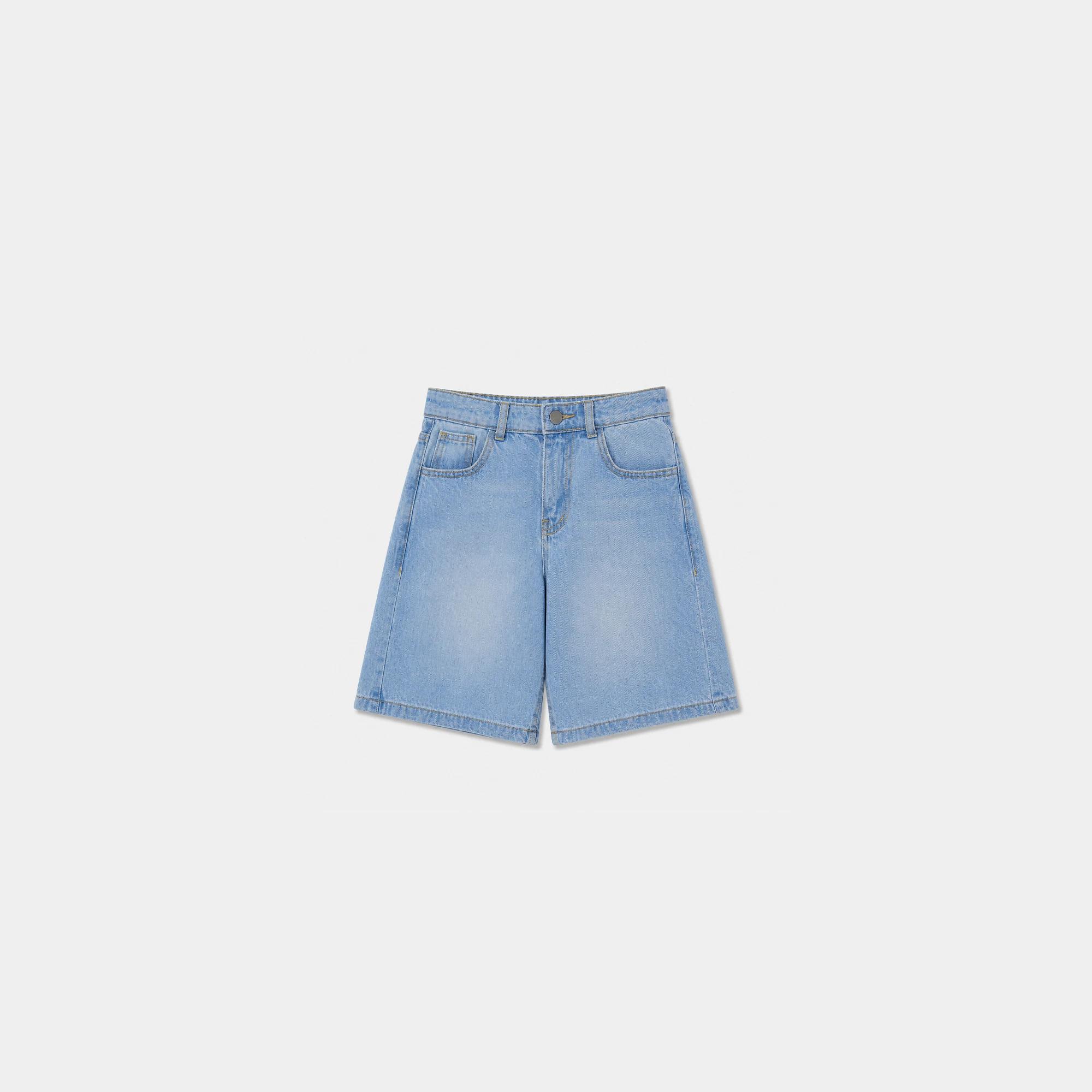 Boys' Relaxed Fit Denim Shorts Thumbnail 2