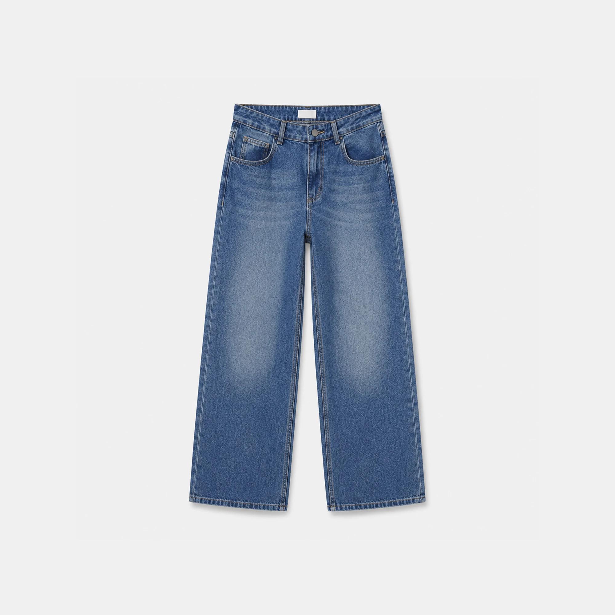 WOMEN'S HIGH-RISE WIDE-LEG JEANS Thumbnail 2