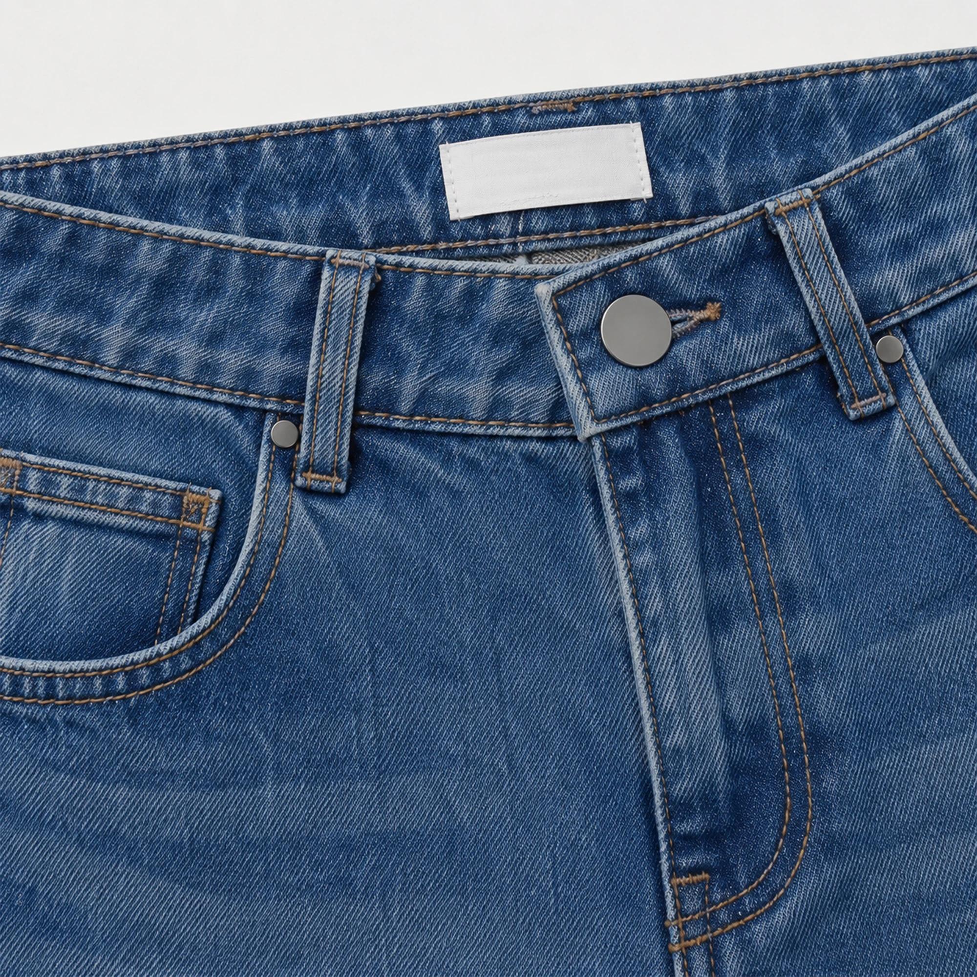 WOMEN'S HIGH-RISE WIDE-LEG JEANS media preview 3