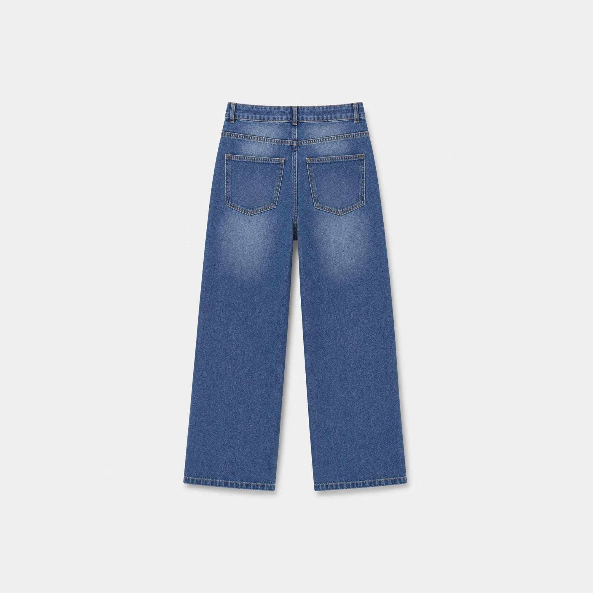 WOMEN'S HIGH-RISE WIDE-LEG JEANS Thumbnail 4