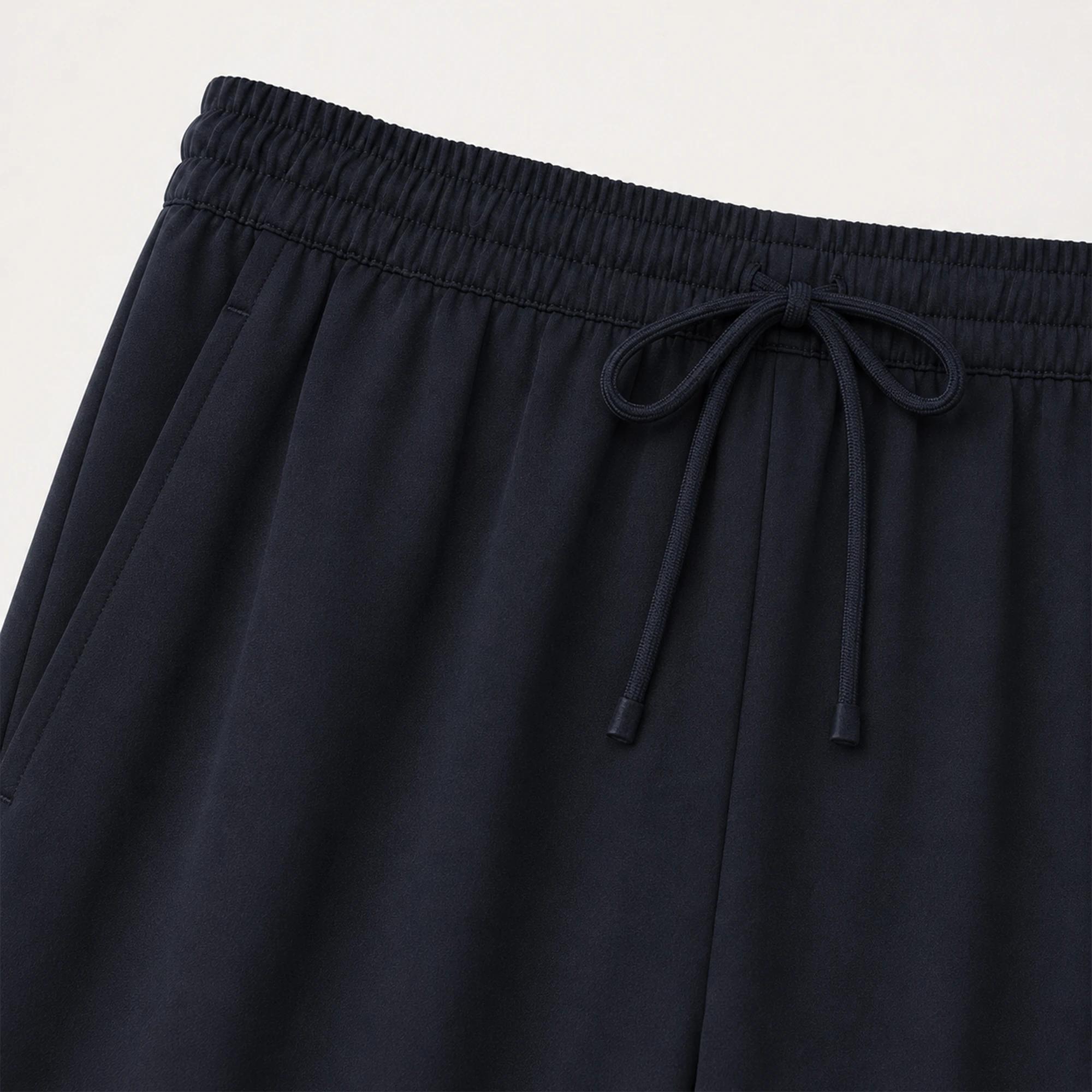 WOMEN'S WIDE-LEG TENCEL TROUSERS WITH A DRAWSTRING WAIST Thumbnail 3