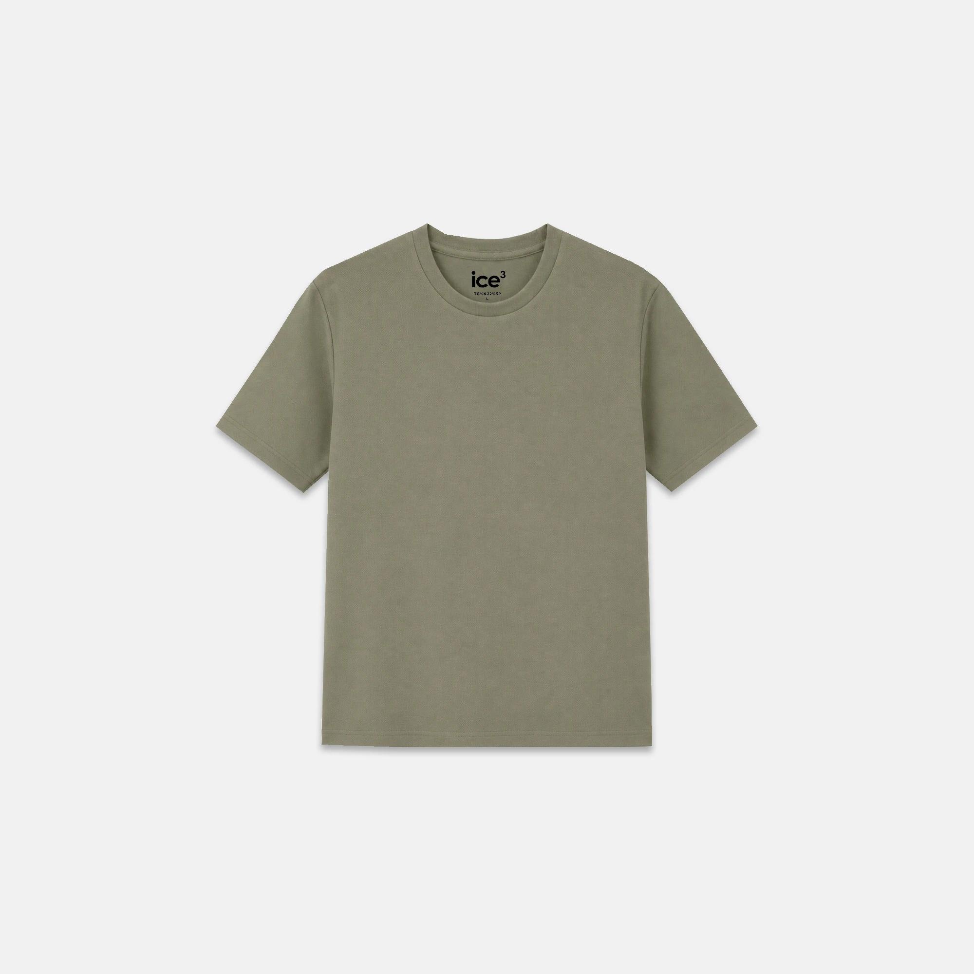 MEN'S CREW-NECK T-SHIRT IN STRETCH NYLON Thumbnail 1