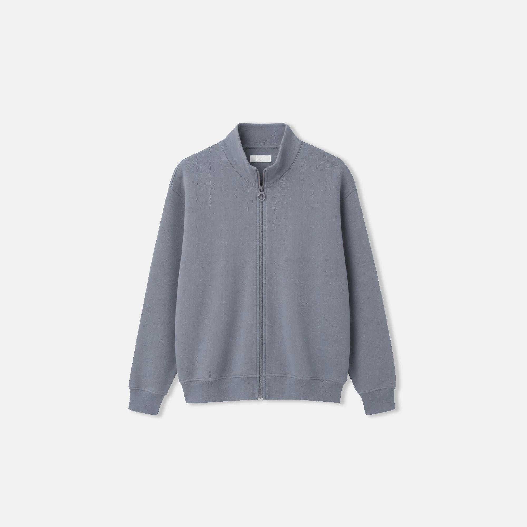 MEN'S FULL-ZIP JACKET WITH A HIGH COLLAR Thumbnail 2