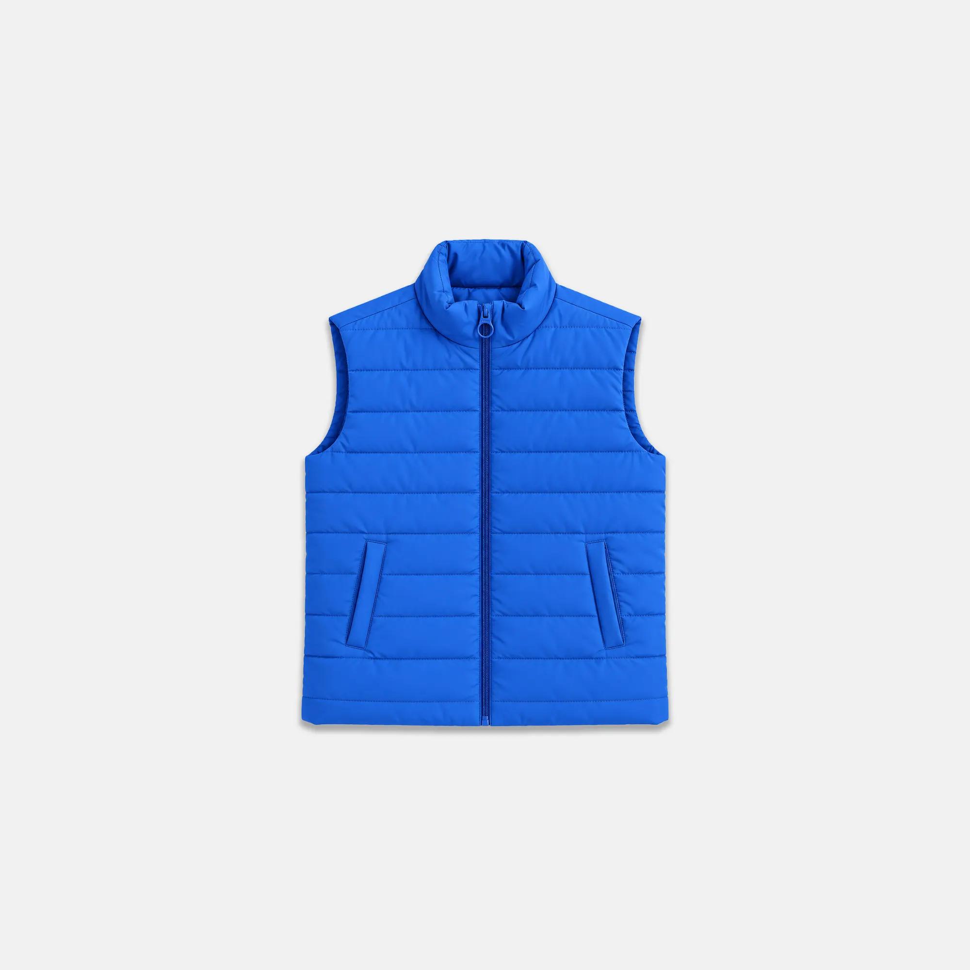 BOYS' QUILTED STAND-COLLAR PUFFER VEST Thumbnail 1