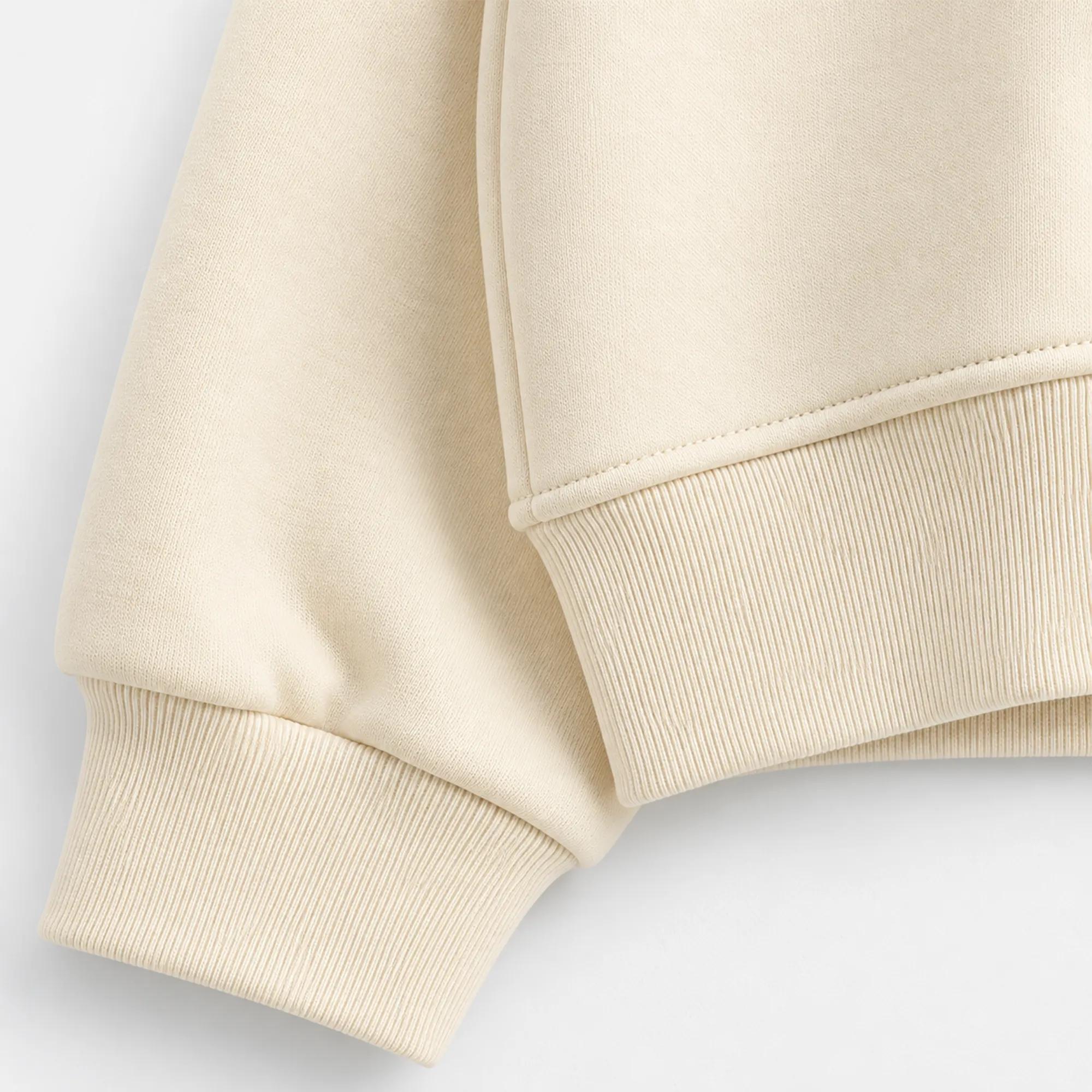 GIRLS' STAR EMBOSSED FULL-ZIP HOODED SWEATSHIRT media preview 4