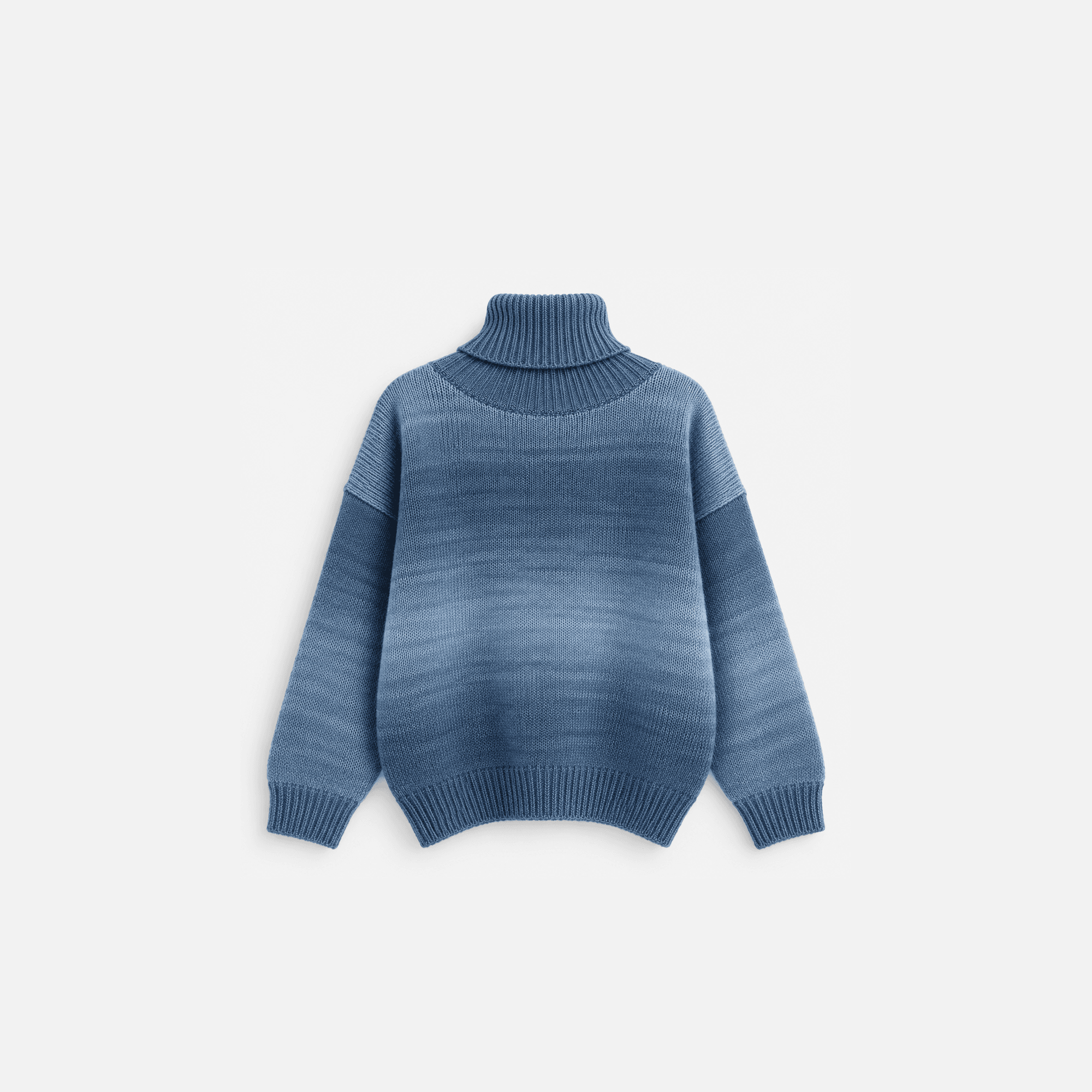 WOMEN’S OMBRE TURTLENECK KNIT SWEATER Thumbnail 4