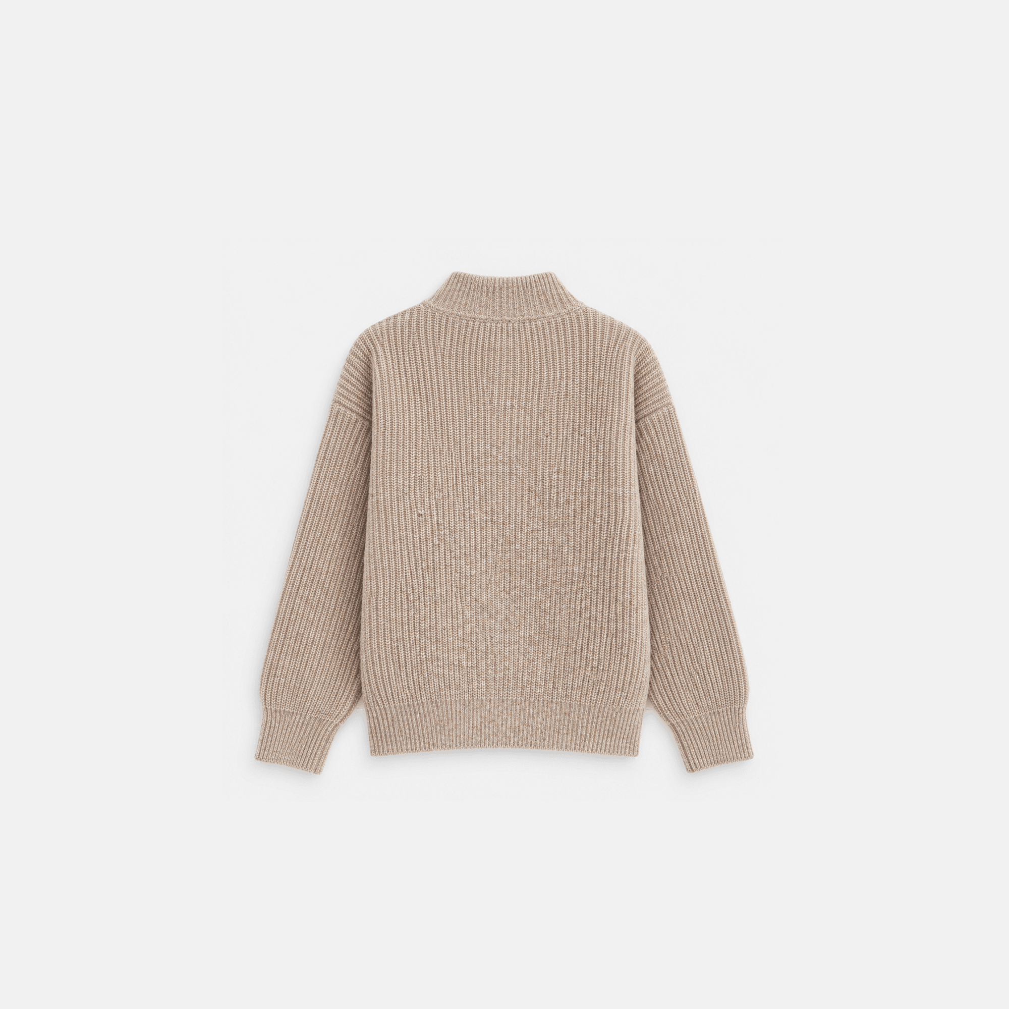 BOY’S RIBBED QUARTER-ZIP KNIT SWEATER Thumbnail 4