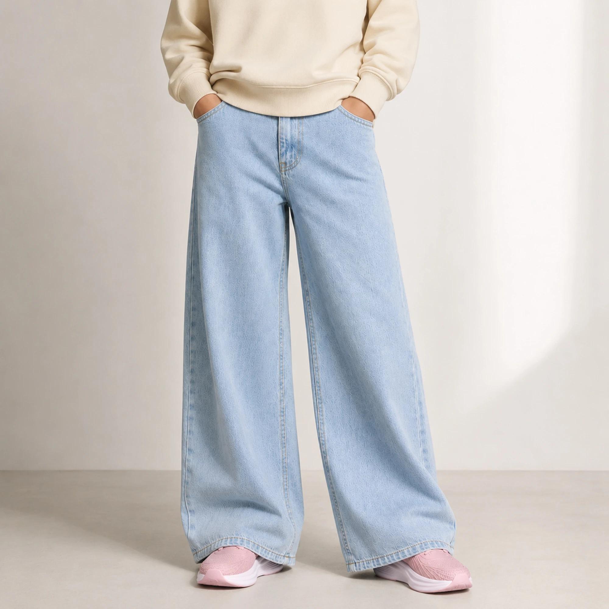 WOMEN'S HIGH-WAIST WIDE-LEG JEANS product image