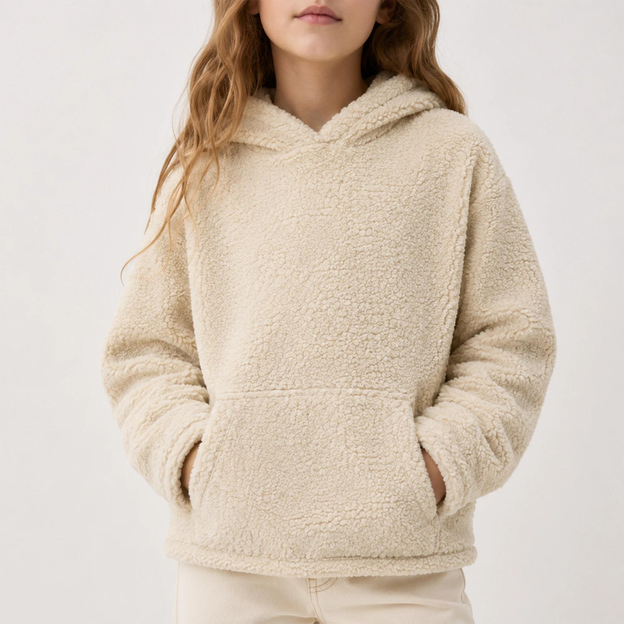 GIRLS'S TEDDY FLEECE SWEATSHIRT product image