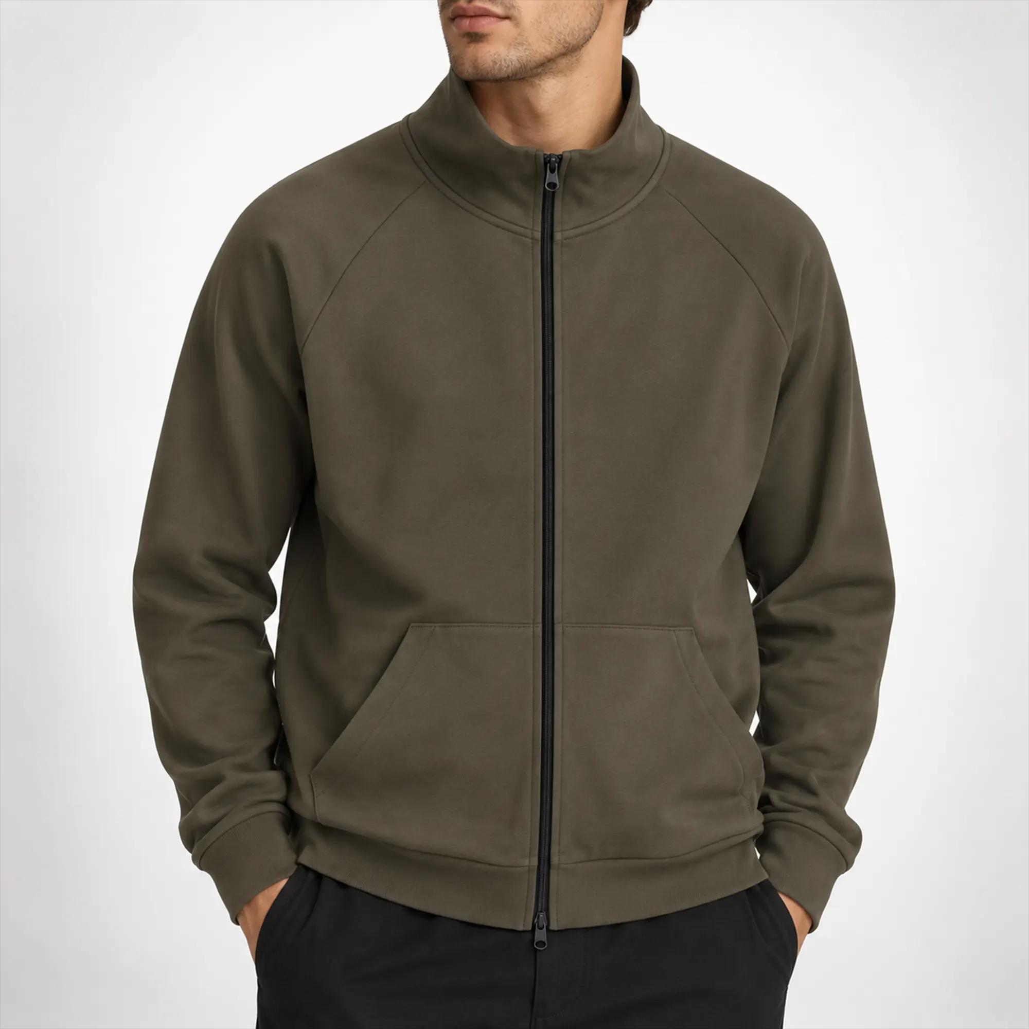 MEN'S jacket with a zipper and a stand-up collar product image