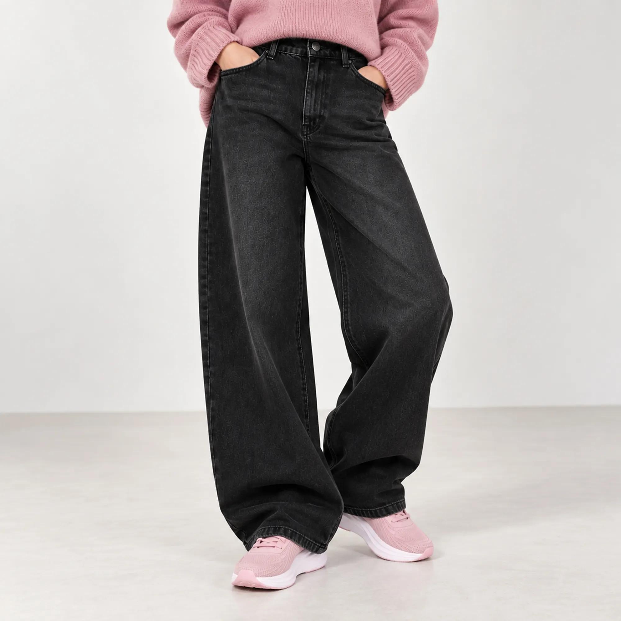 WOMEN'S HIGH WAISTED WIDE LEG JEANS product image