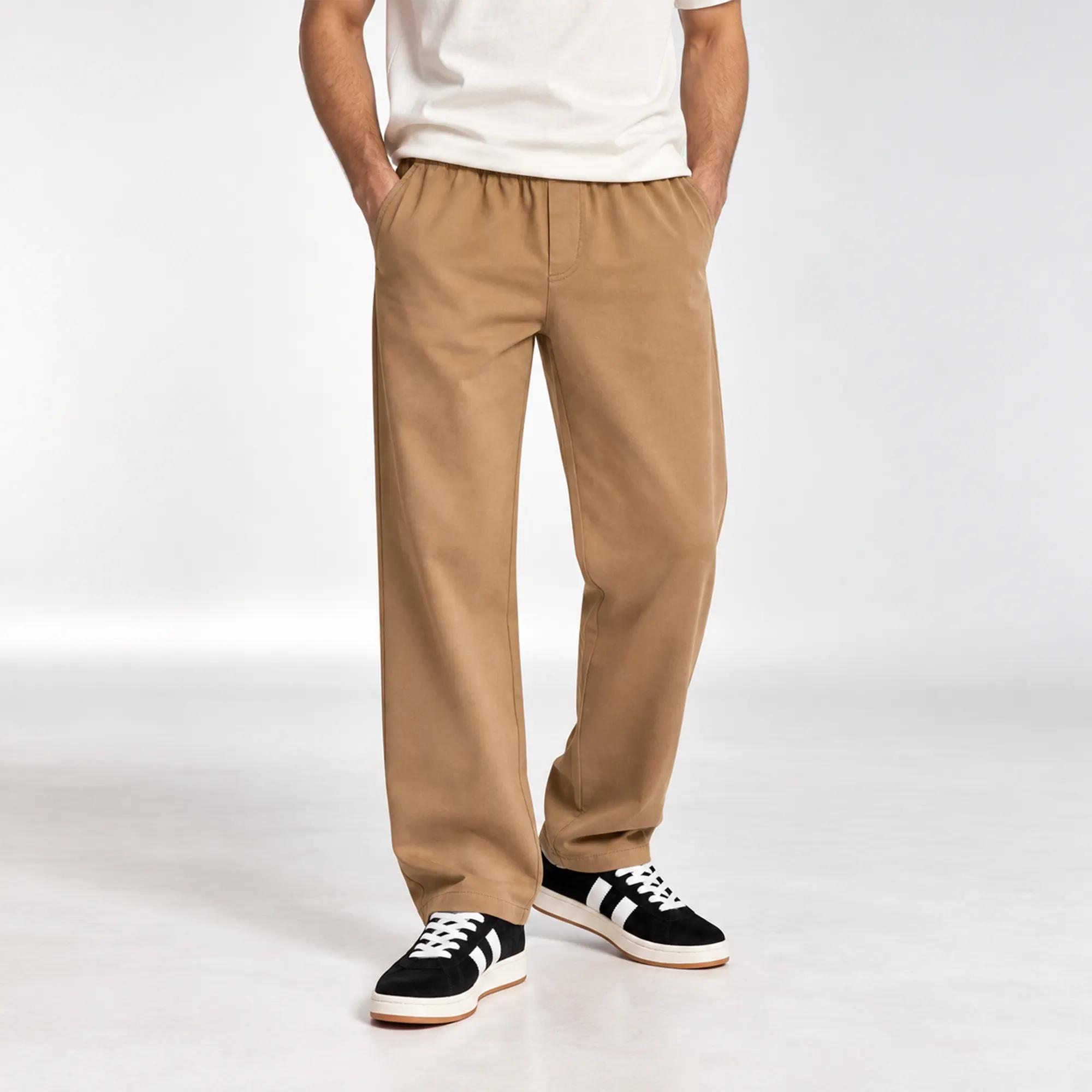 MEN'S SLASTIC WAIST STRETCH TWILL CHINO PANTS product image