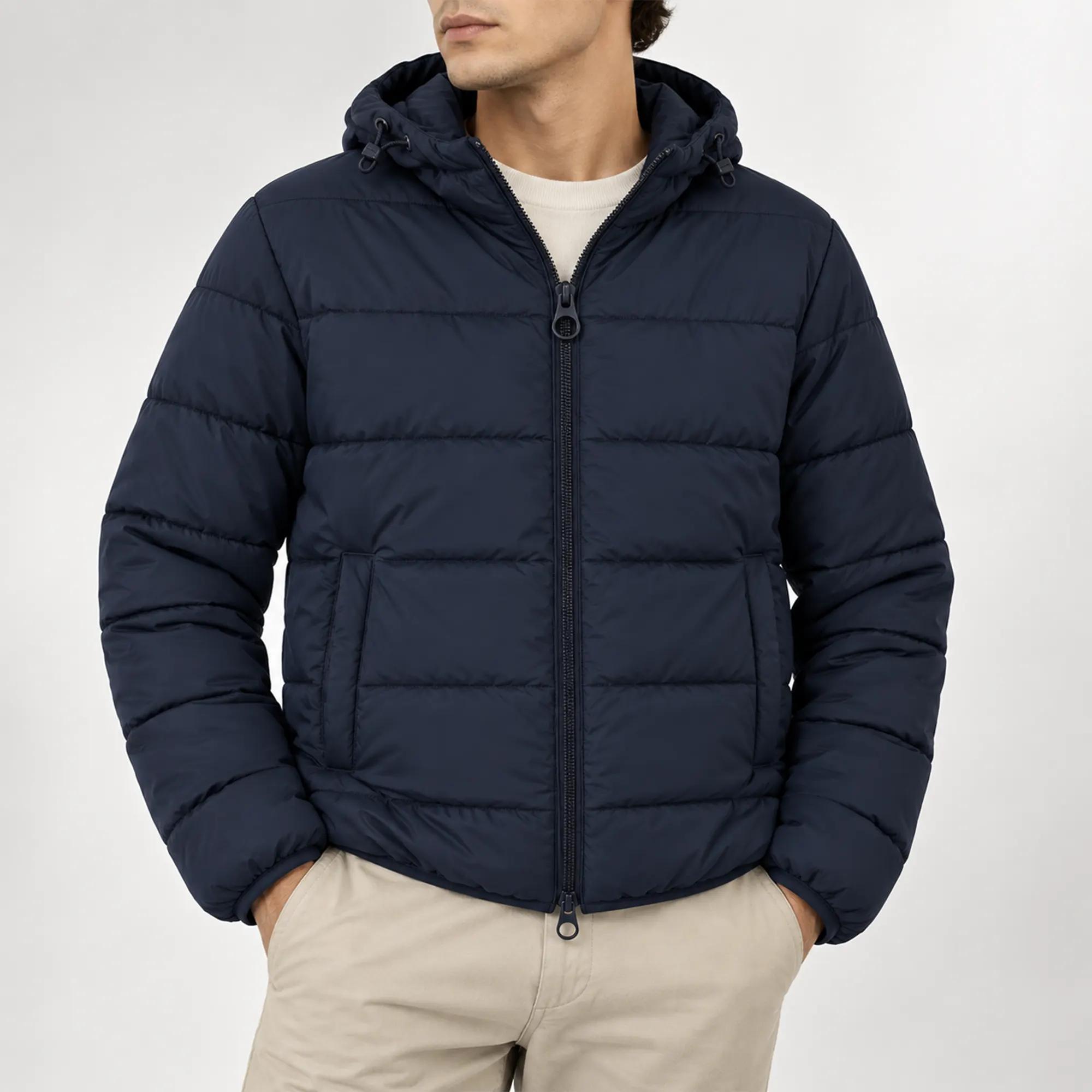 MEN'S CASUAL HOODED QUILTED JACKET product image