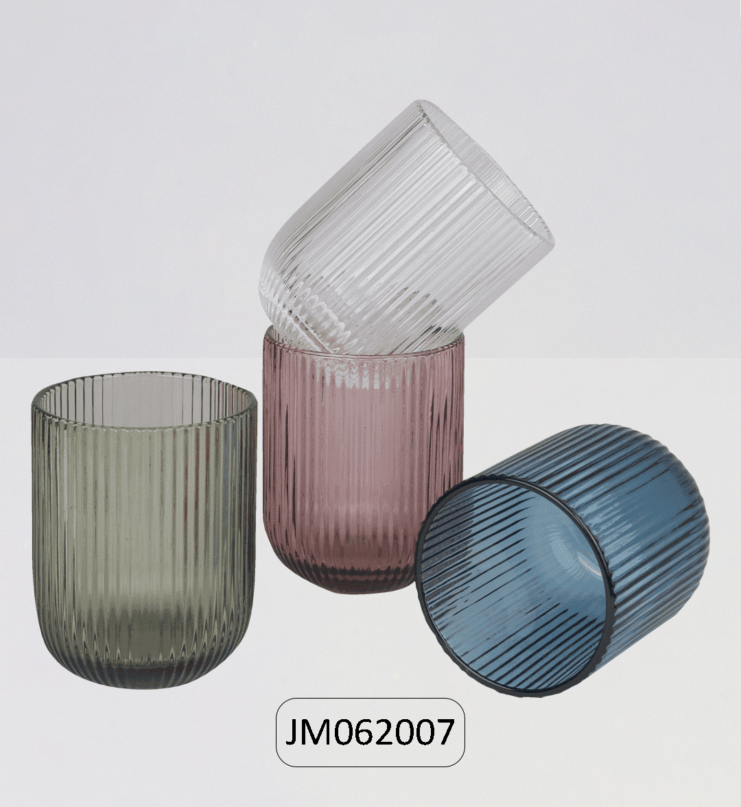 كوب زجاجي ملون alternative product image