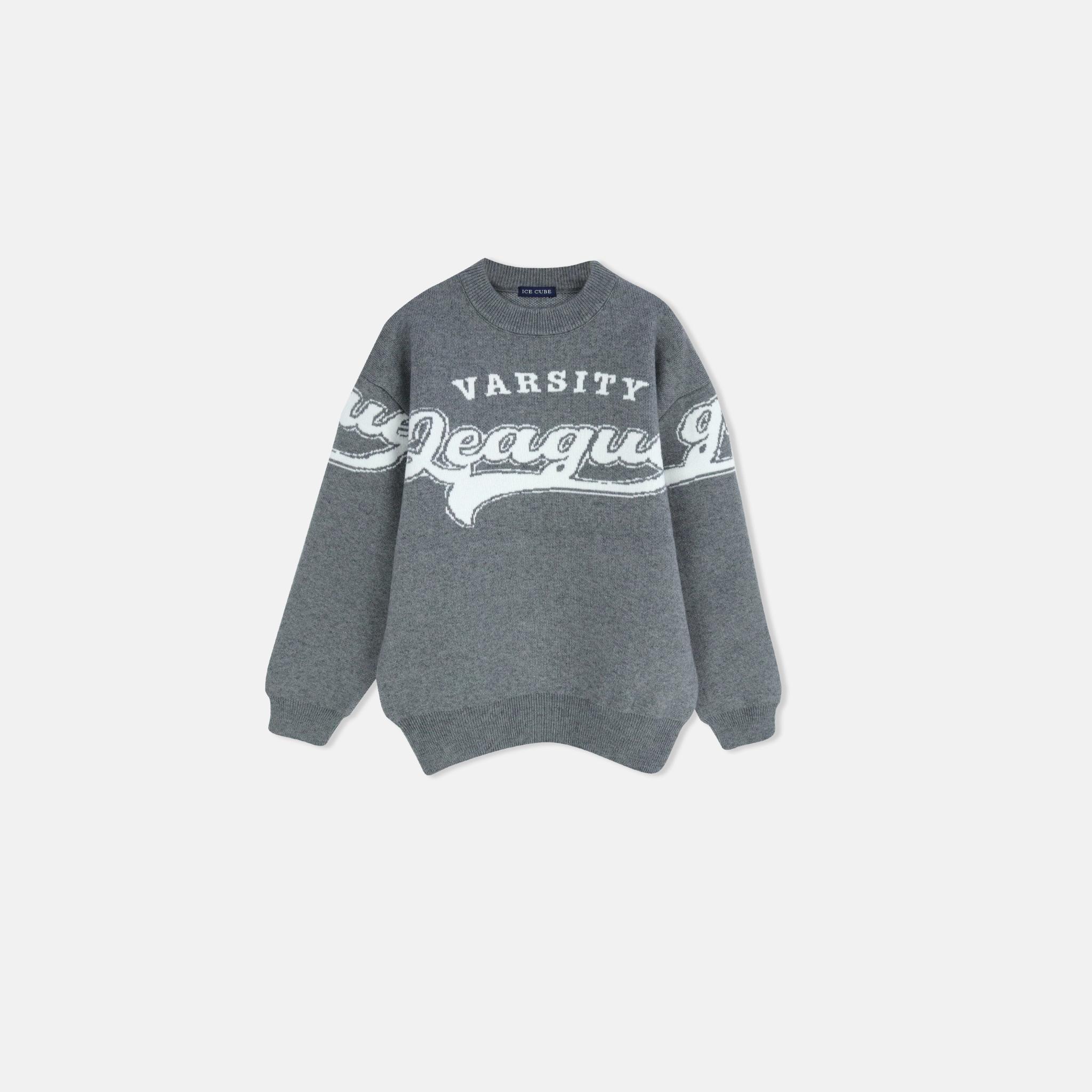 BOY'S CREW NECK SWEATER WITH GRAPHIC PRINTS alternative product image