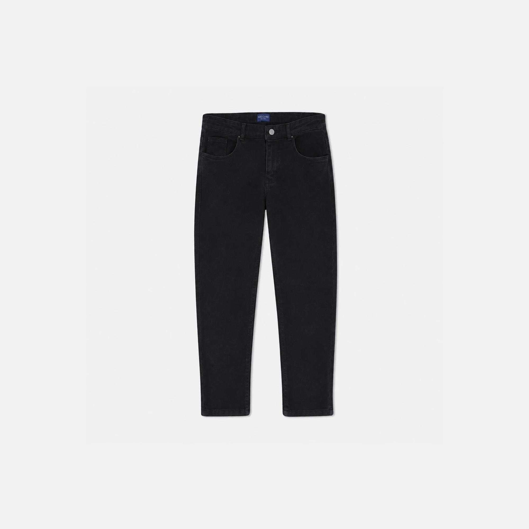 Boys’ Essential Black Denim Straight-Leg Jeans alternative product image