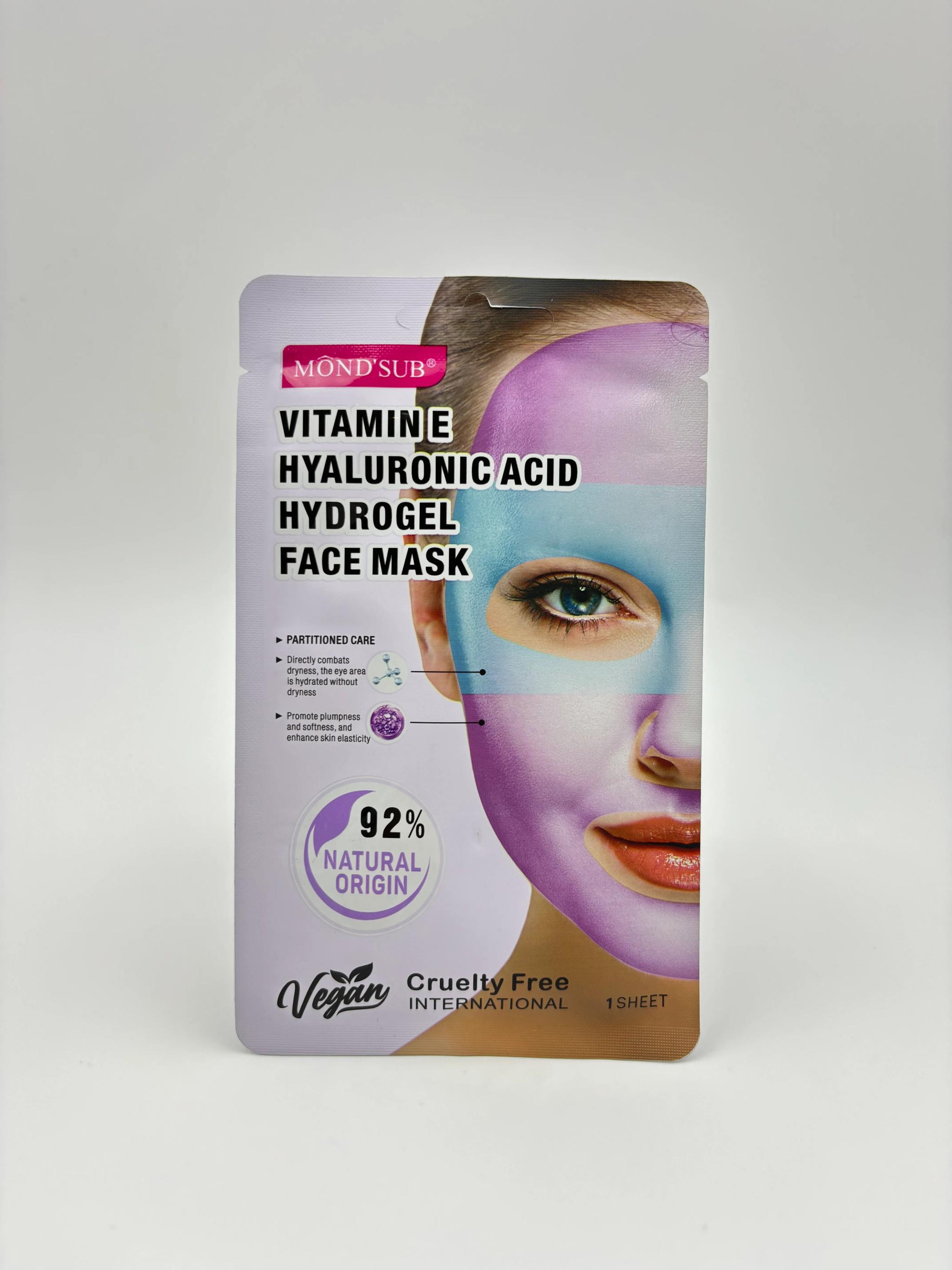 VITAMIN E HYALURONIC ACID HYDROGEL FACE MASK media preview 2