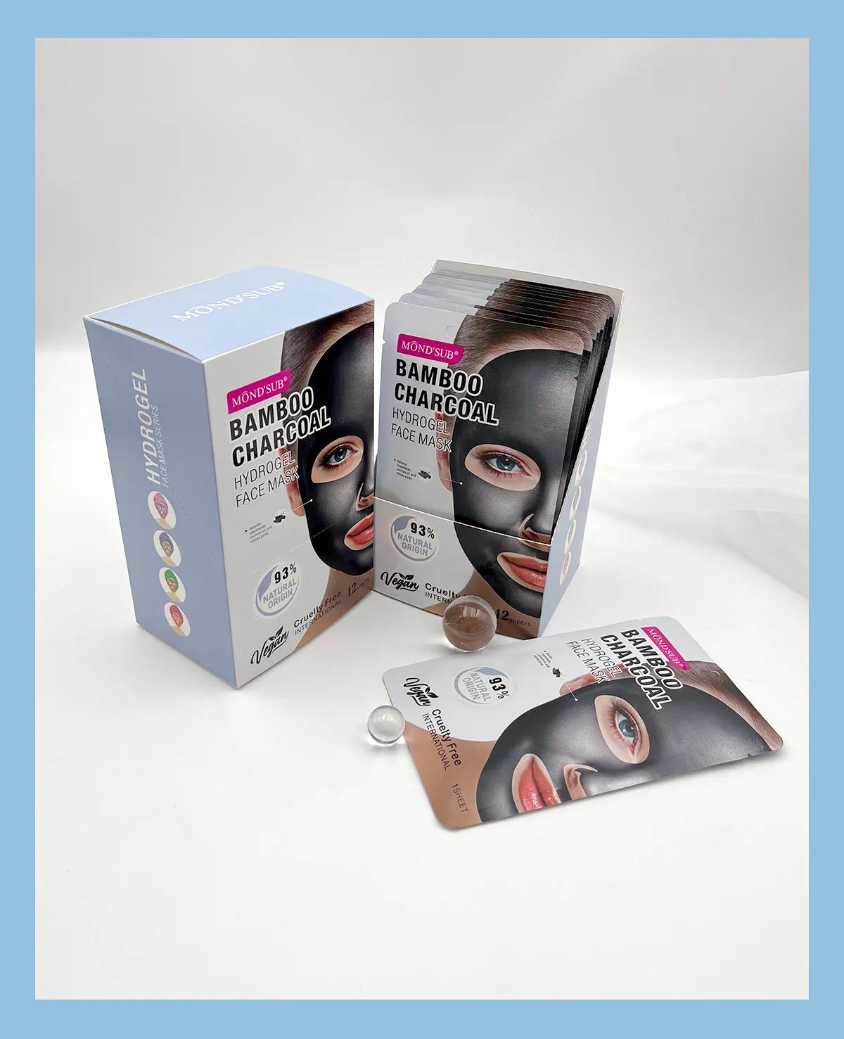 BAMBOO CHARCOAL HYDROGEL FACE MASK media preview 4