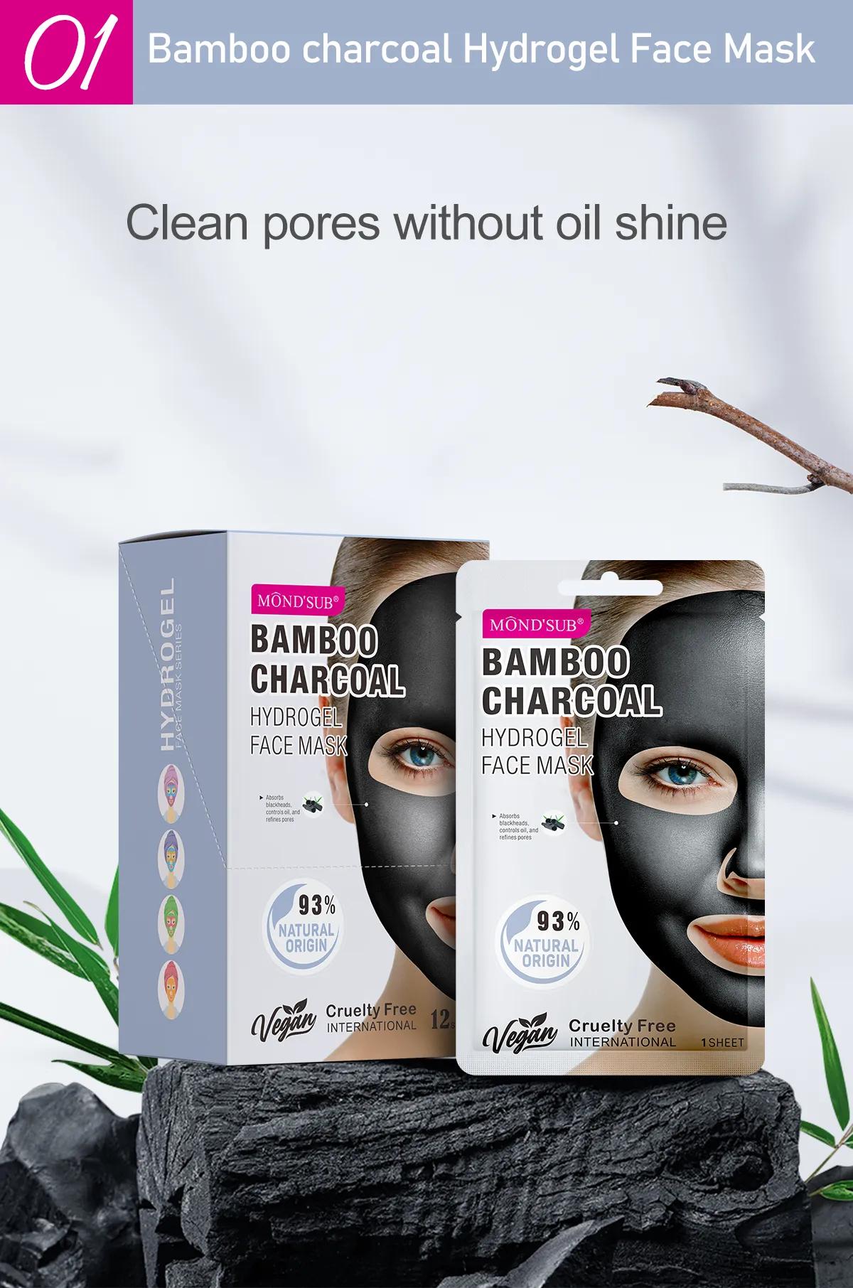 BAMBOO CHARCOAL HYDROGEL FACE MASK media preview 7
