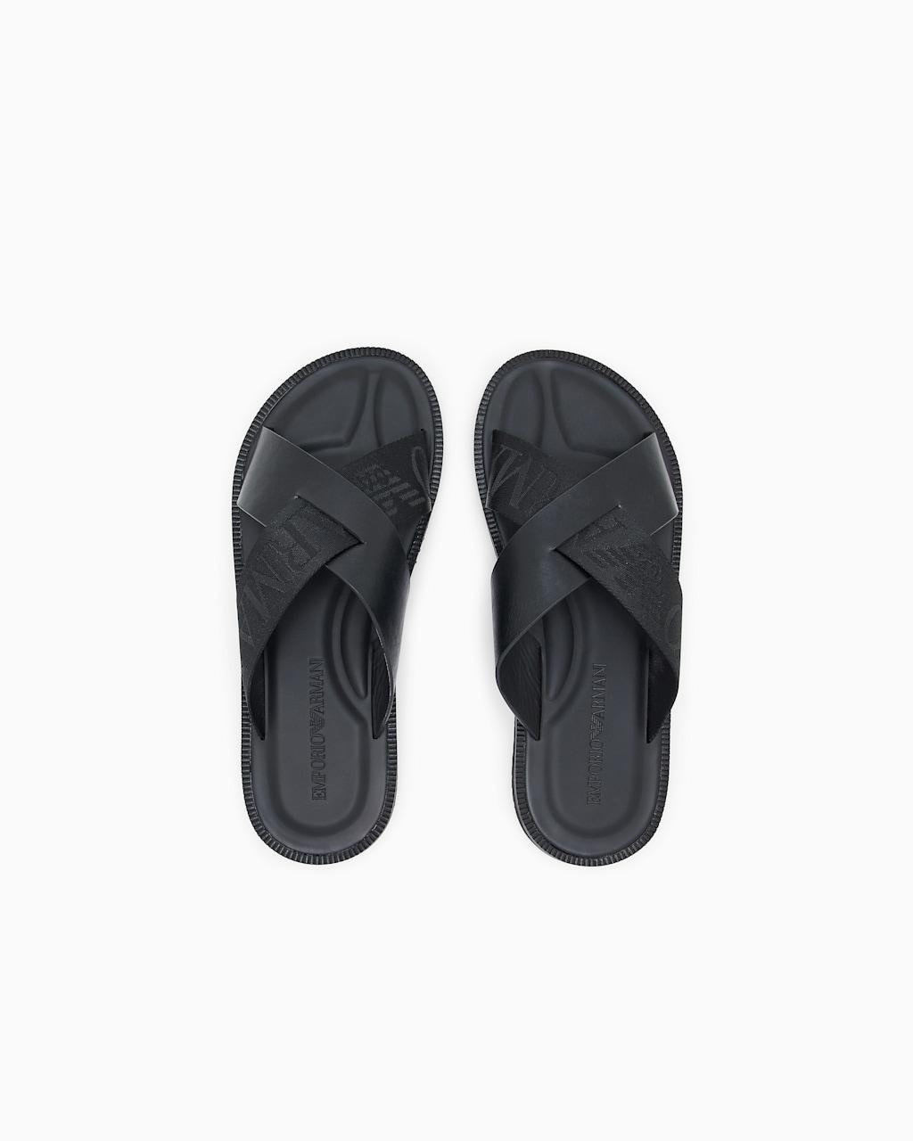 ARMANI SANDAL HOST COW LEATHER-LOGO R product image