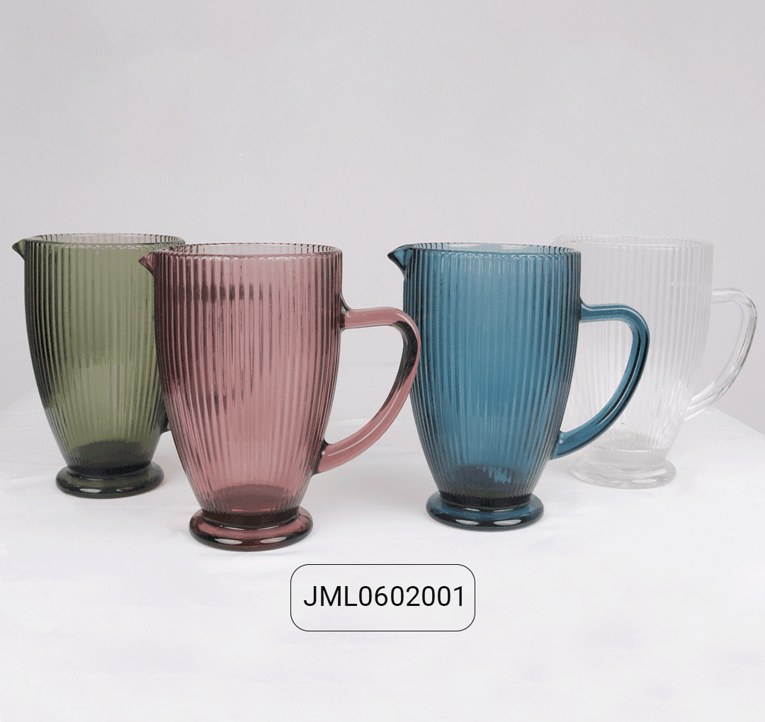 ابريق زجاجي بلون سادة alternative product image